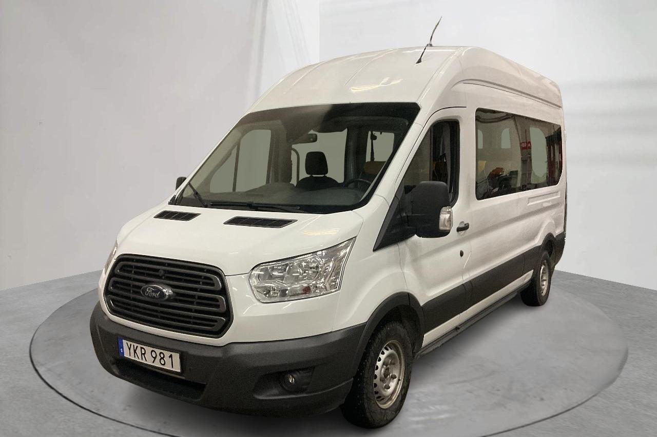 Ford Transit 330 Buss 2.0 TDCi (130hk) - 14 438 mil - Automat - vit - 2017