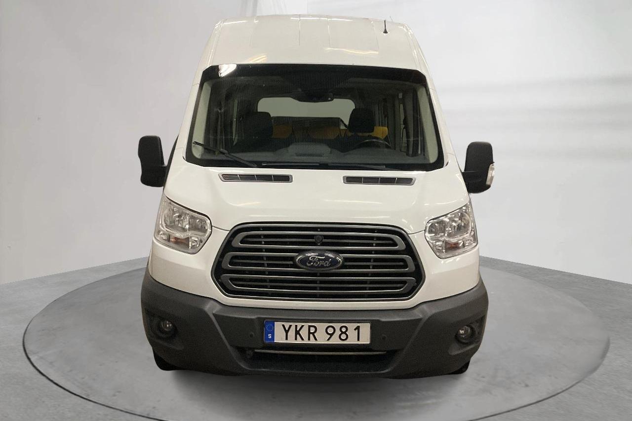 Ford Transit 330 Buss 2.0 TDCi (130hk) - 14 438 mil - Automat - vit - 2017