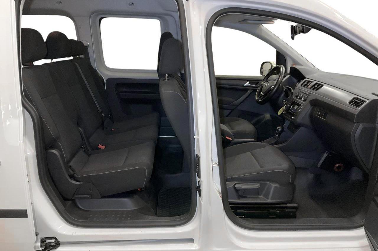 VW Caddy Maxi Life 1.4 TGI (110hk) - 68 390 km - Automatyczna - biały - 2019