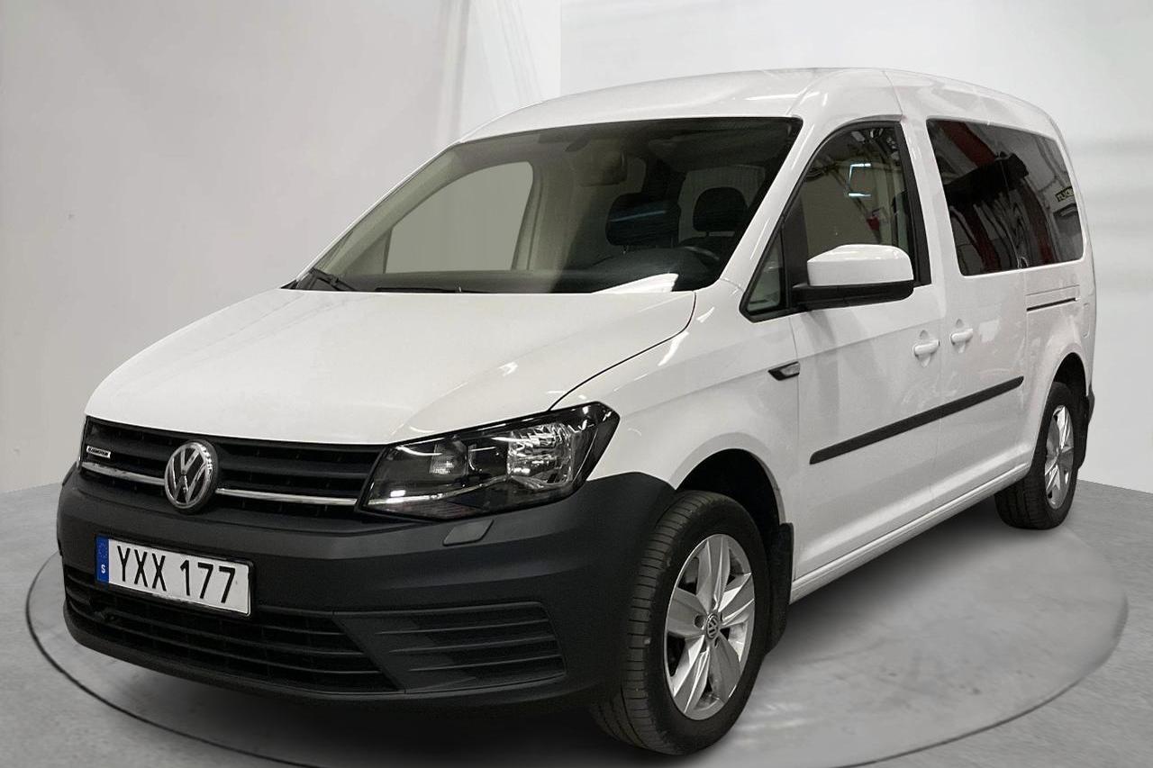 VW Caddy Maxi Life 1.4 TGI (110hk) - 68 390 km - Automaattinen - valkoinen - 2019