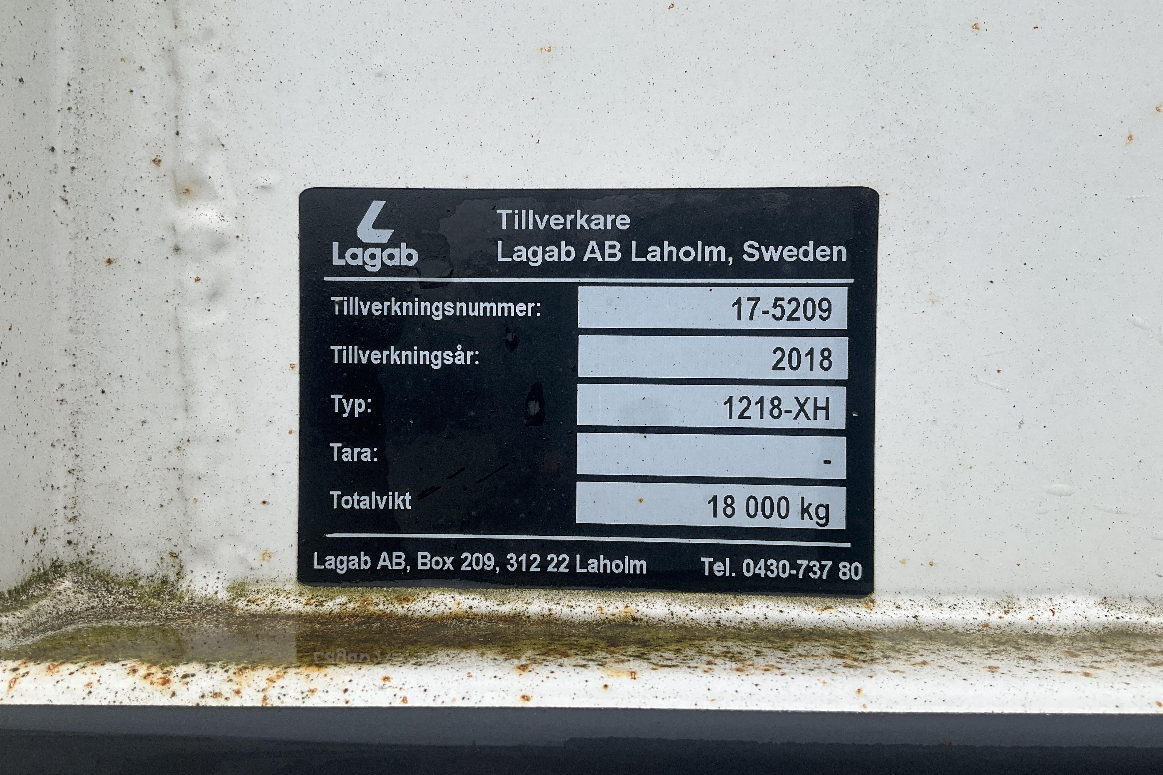 LAGAB Container öppningsbar - 0 km - 2018