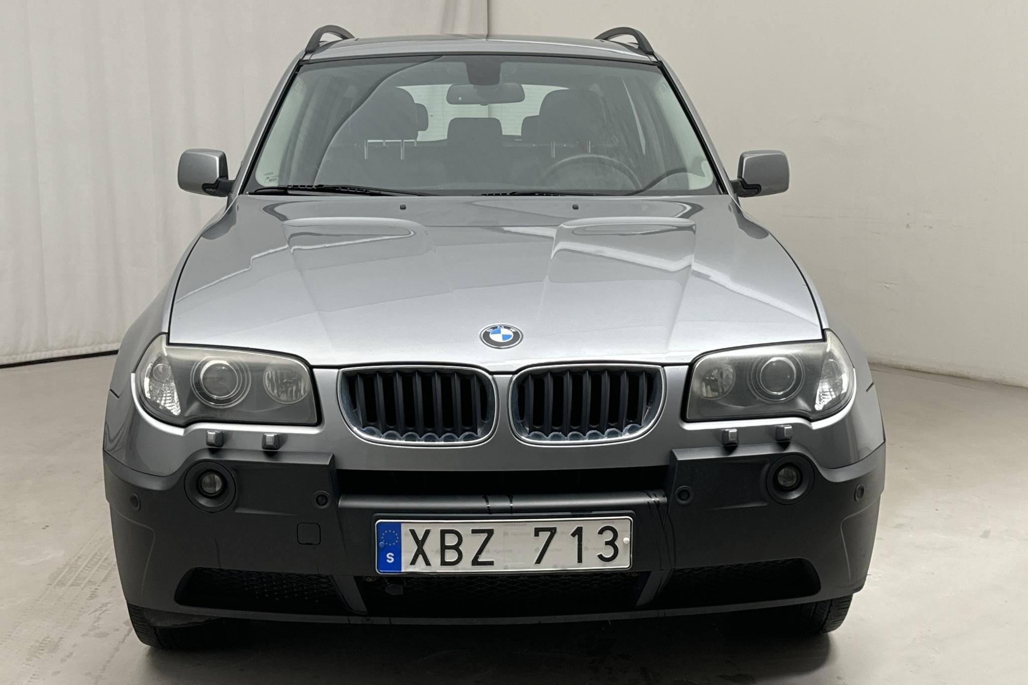 BMW X3 2.0d, E83 (150hk) - 282 270 km - Manuaalinen - Light Grey - 2006