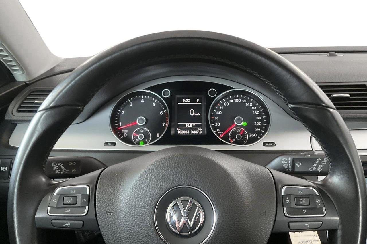 VW Passat 1.4 TSI EcoFuel Variant (150hk) - 10 201 mil - Automat - vit - 2010