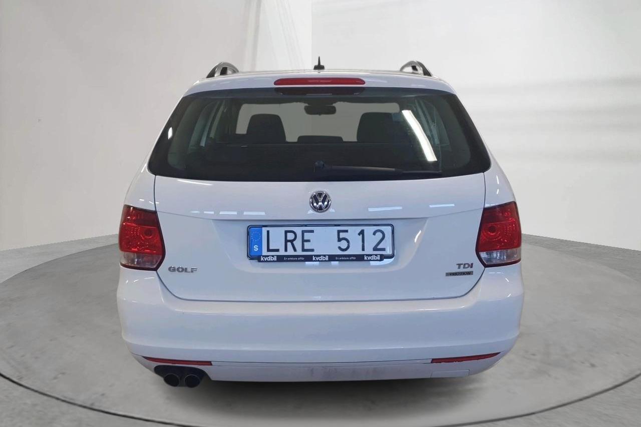 VW Golf VI 1.6 TDI Variant 4motion (105hk) - 102 100 km - Manualna - biały - 2011