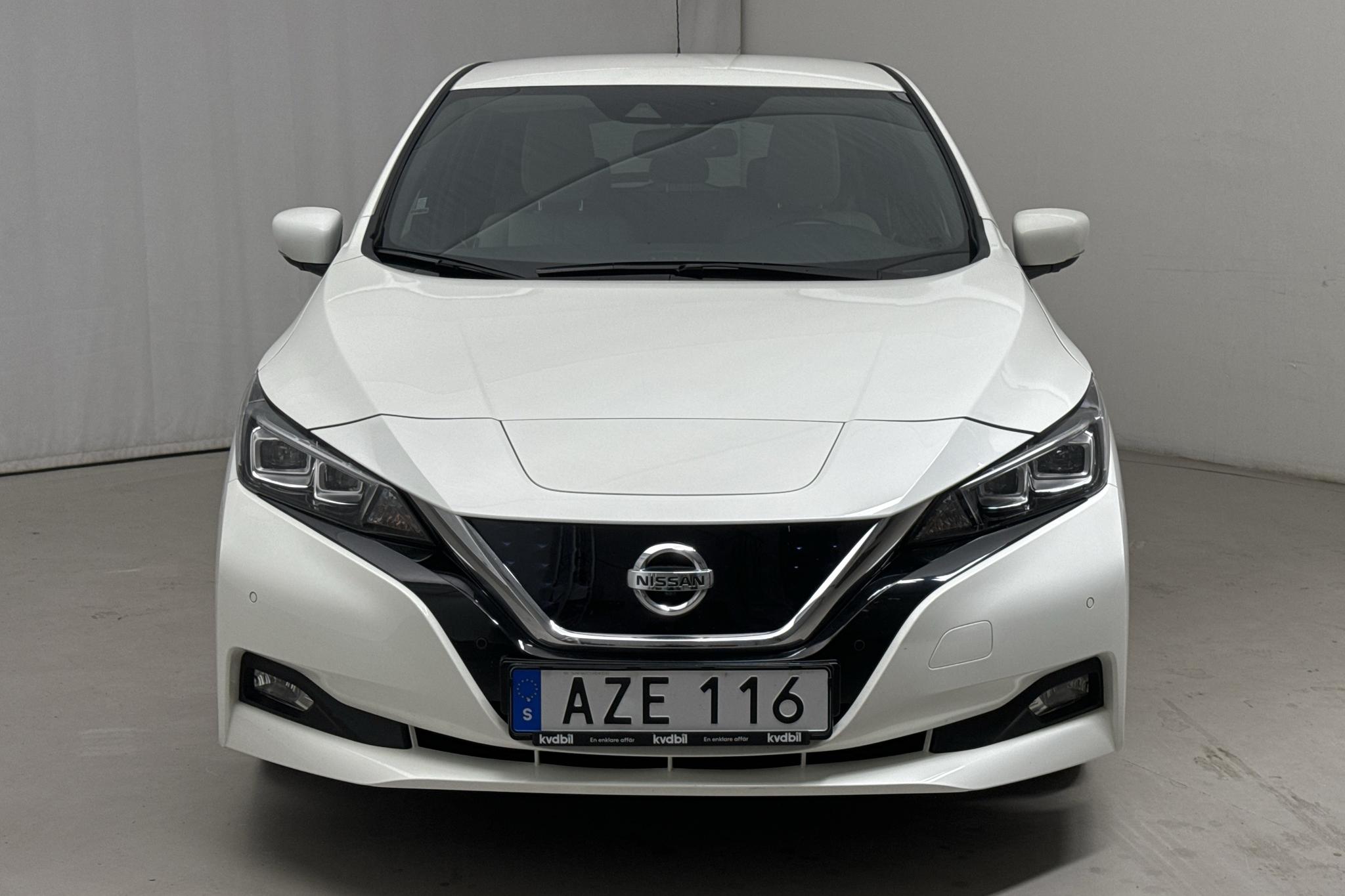 Nissan LEAF 5dr 39 kWh (150hk) - 62 920 km - Automaattinen - valkoinen - 2018