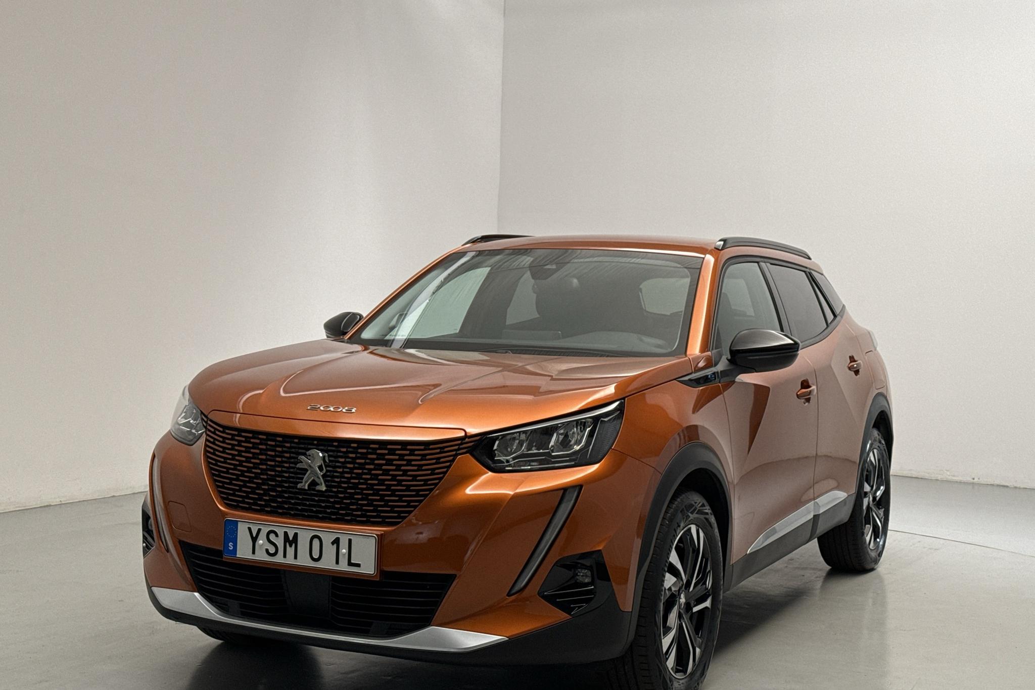 Peugeot e-2008 50 kWh (136hk) - 38 470 km - Automaatne - oranž - 2022