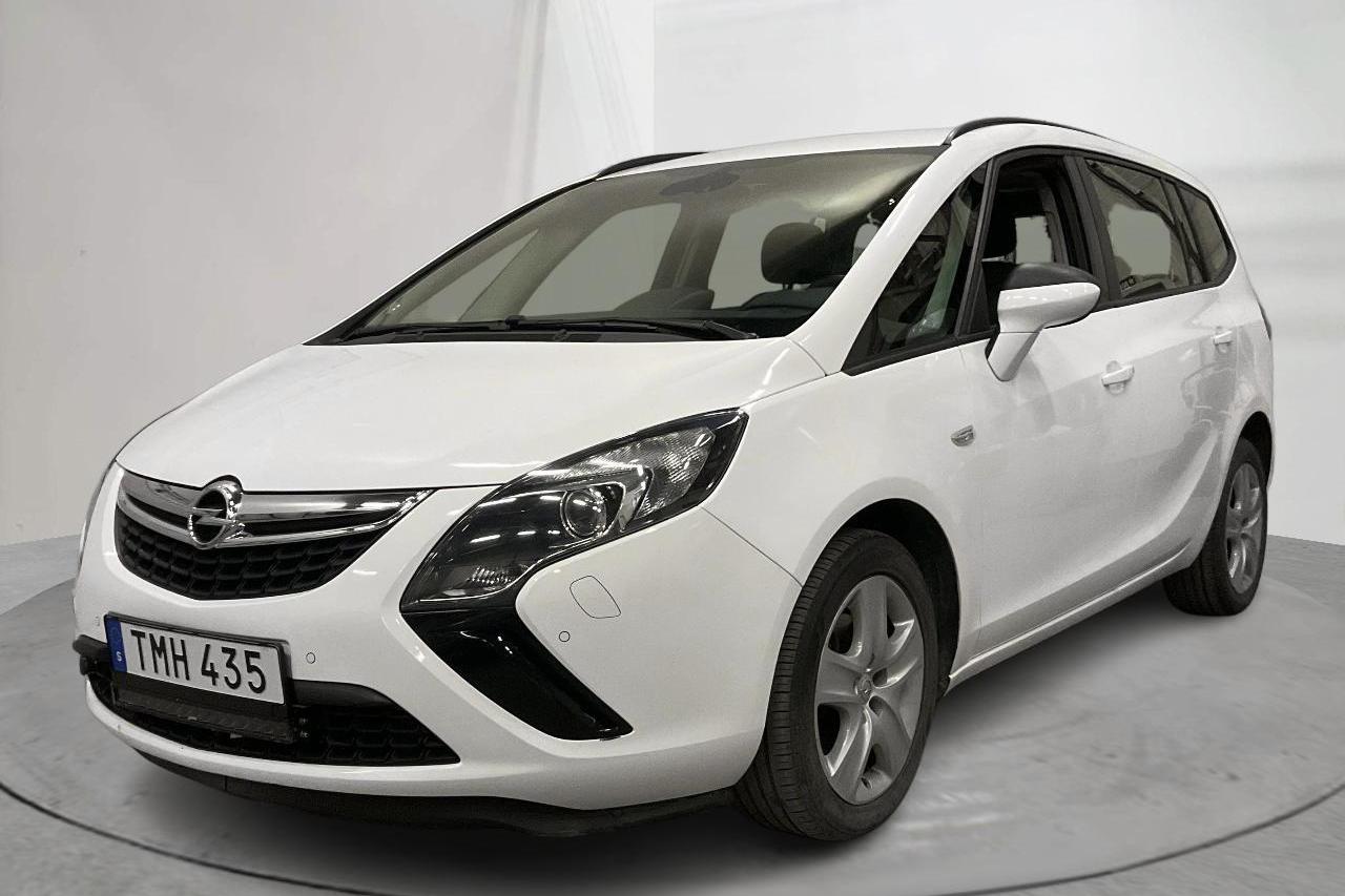 Opel Zafira 1.6 CNG ecoFLEX (150hk) - 191 700 km - Manuaalinen - valkoinen - 2015
