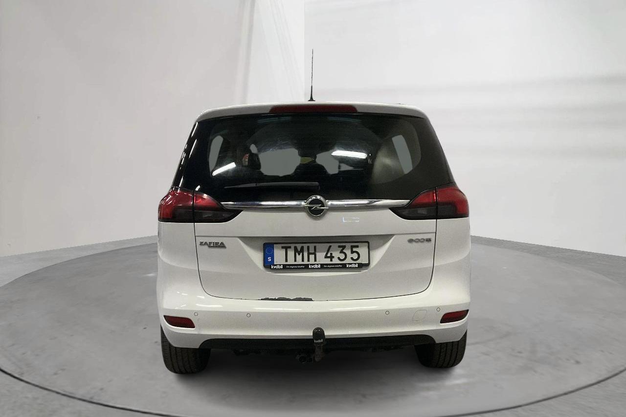 Opel Zafira 1.6 CNG ecoFLEX (150hk) - 191 700 km - Manualna - biały - 2015