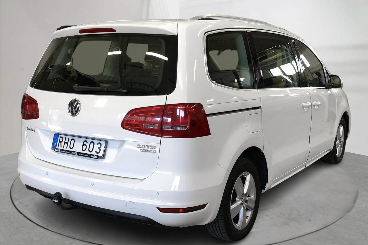 VW Sharan 2.0 TDI BlueMotion Technology (140hk) - 24 575 mil - Automat - vit - 2014