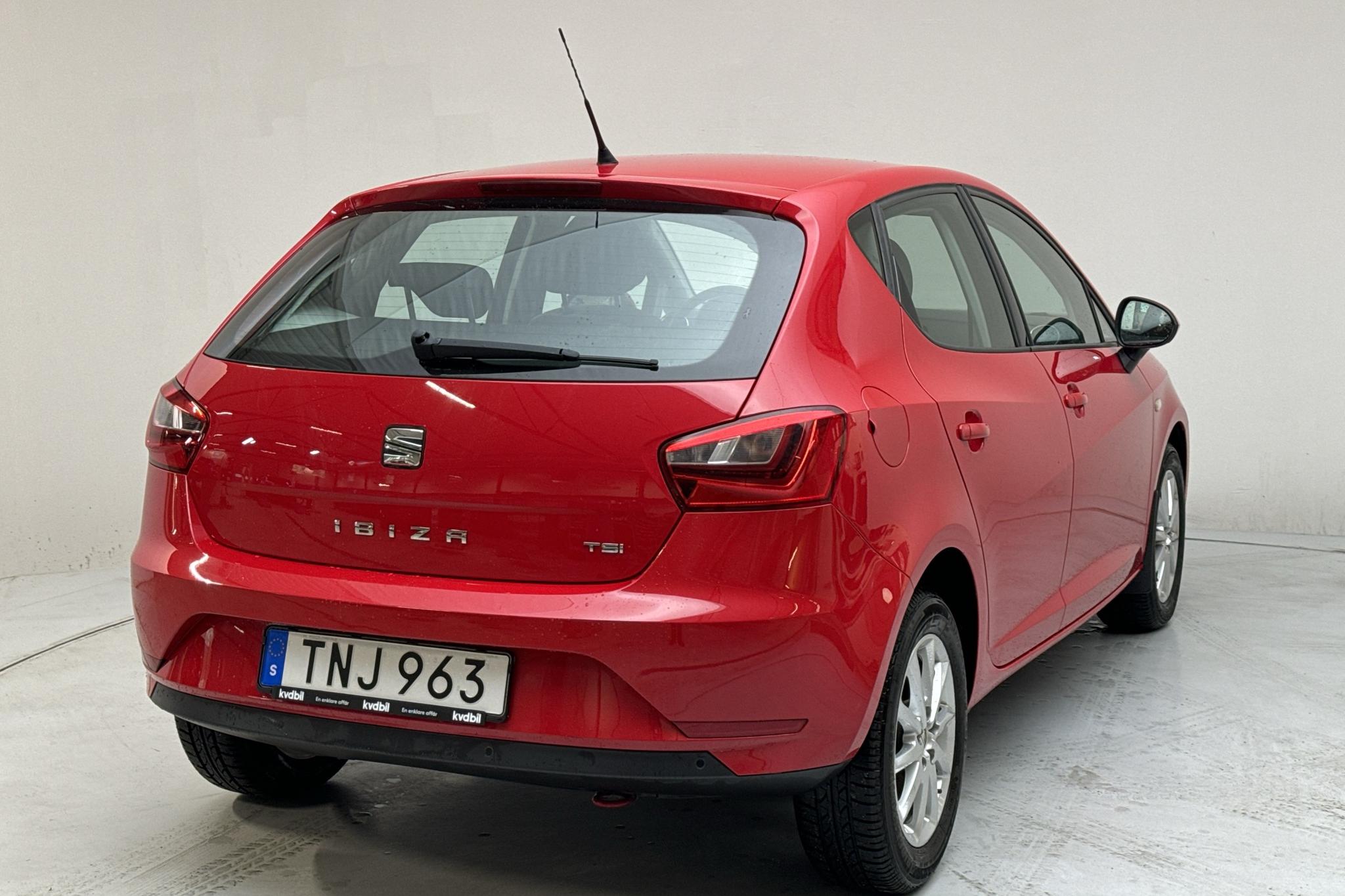 Seat Ibiza 1.2 TSI 5dr (90hk) - 72 940 km - Käsitsi - punane - 2017