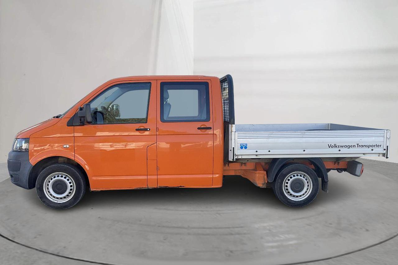 VW Transporter T5 2.0 TDI Pickup 4MOTION (140hk) - 218 260 km - Käsitsi - oranž - 2012