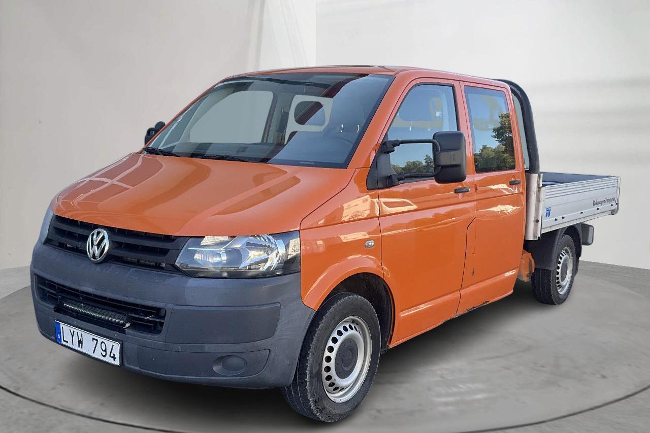 VW Transporter T5 2.0 TDI Pickup 4MOTION (140hk) - 21 826 mil - Manuell - orange - 2012