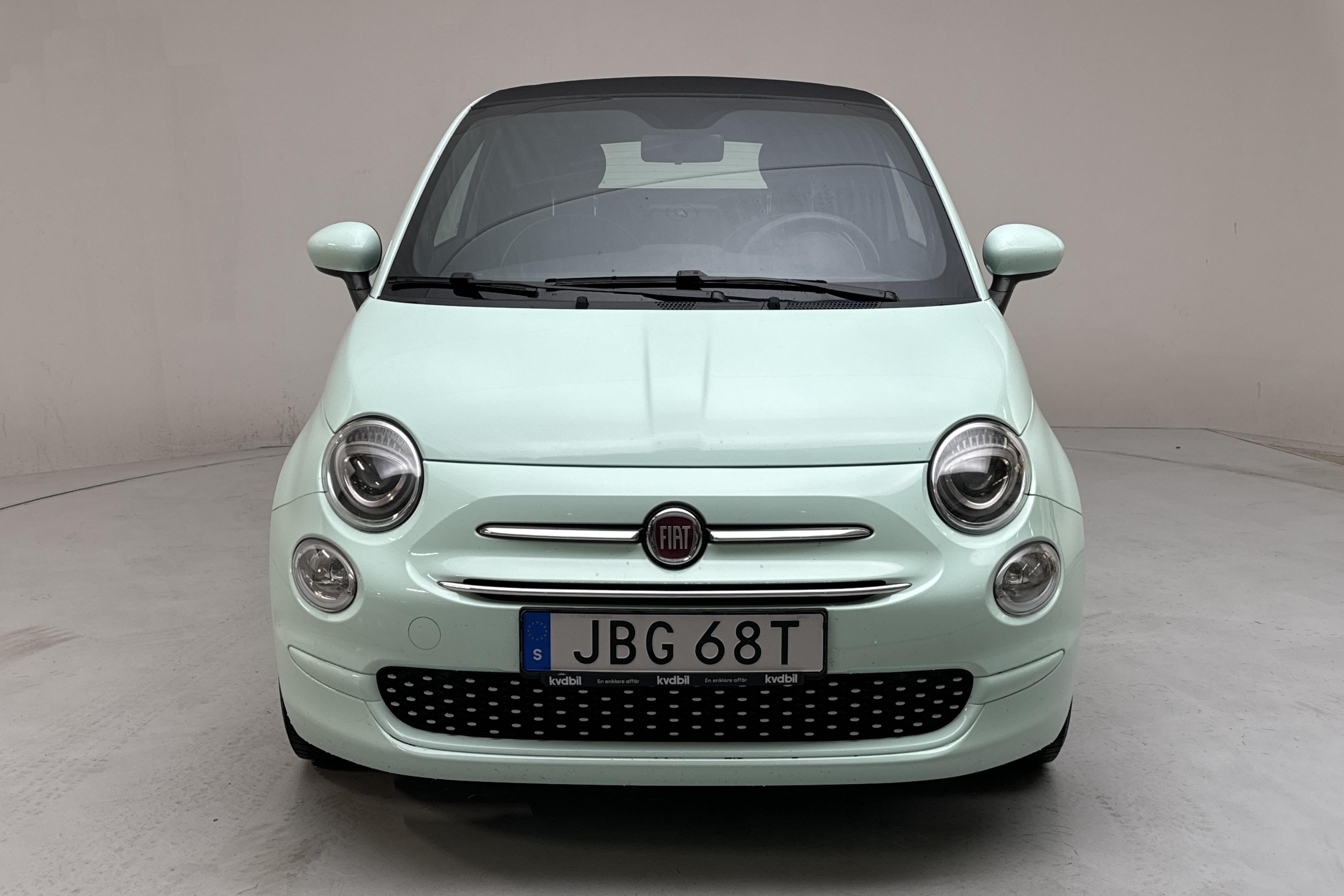 Fiat 500C Hybrid (70hk) - 50 400 km - Manualna - zielony - 2020