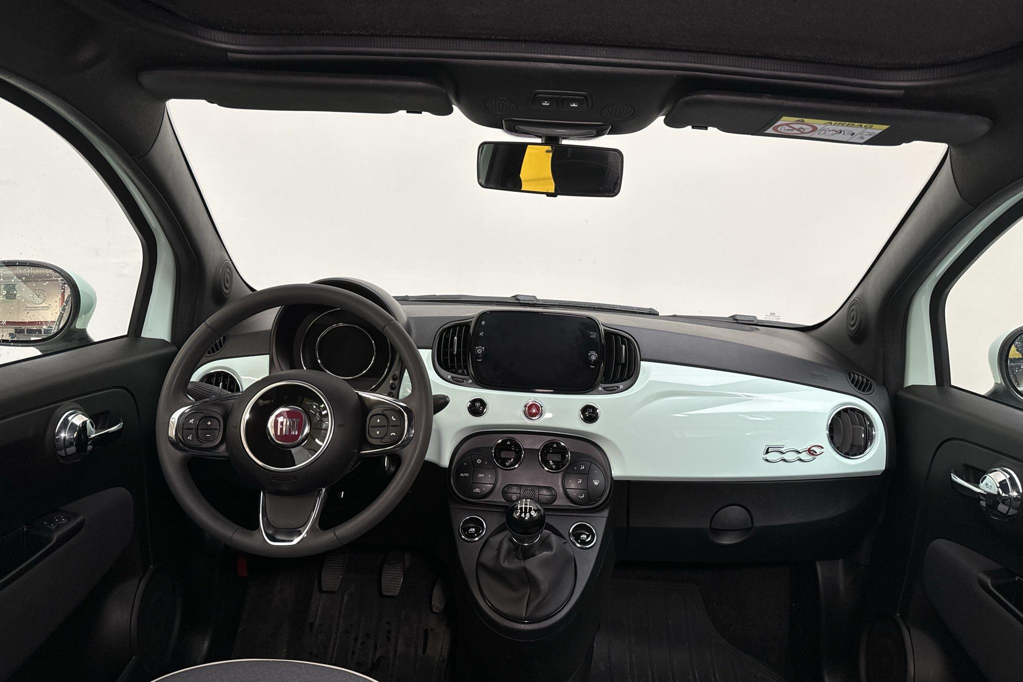 Fiat 500 BSG (70hk) - 42 980 km - Manualna - zielony - 2021