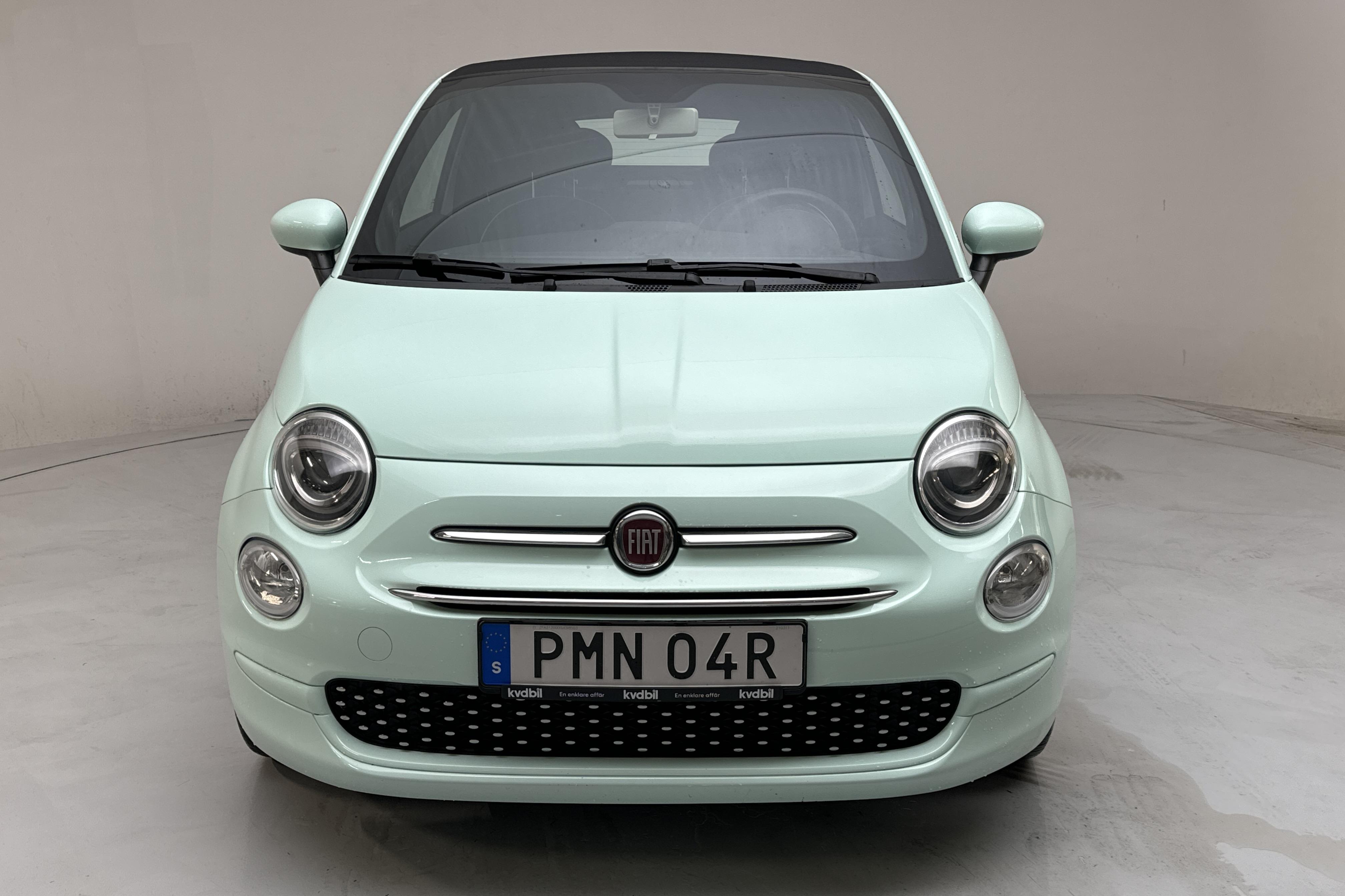 Fiat 500C Hybrid (70hk) - 44 790 km - Manuaalinen - vihreä - 2021