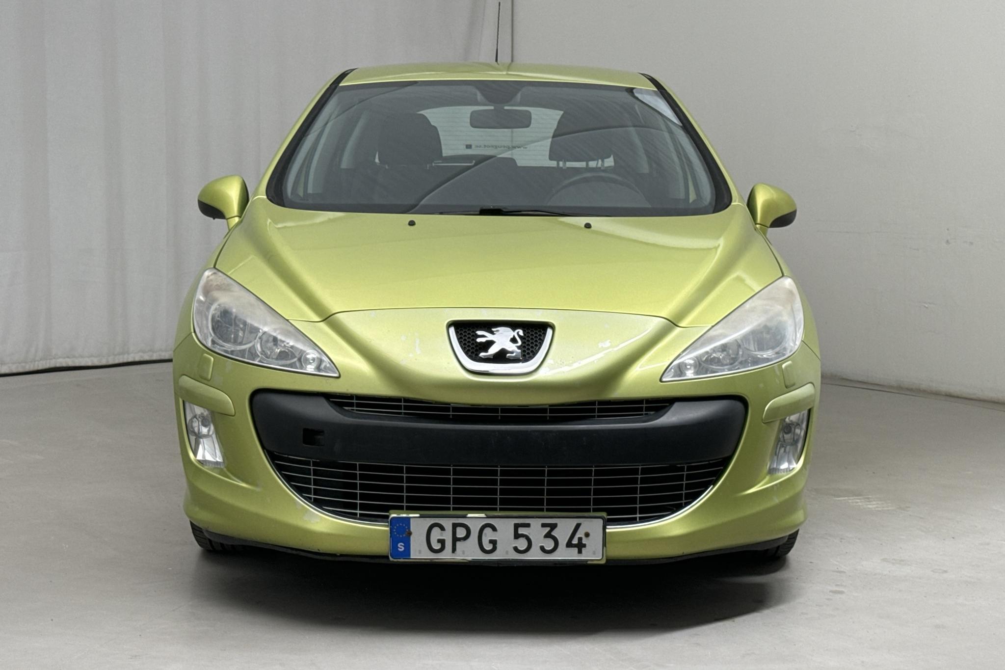 Peugeot 308 1.6 Turbo 5dr (150hk) - 146 860 km - Käsitsi - kollane - 2008