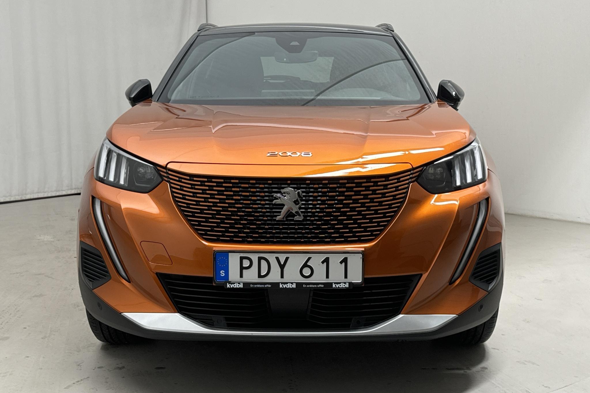 Peugeot e-2008 50 kWh (136hk) - 3 333 mil - Automat - orange - 2022