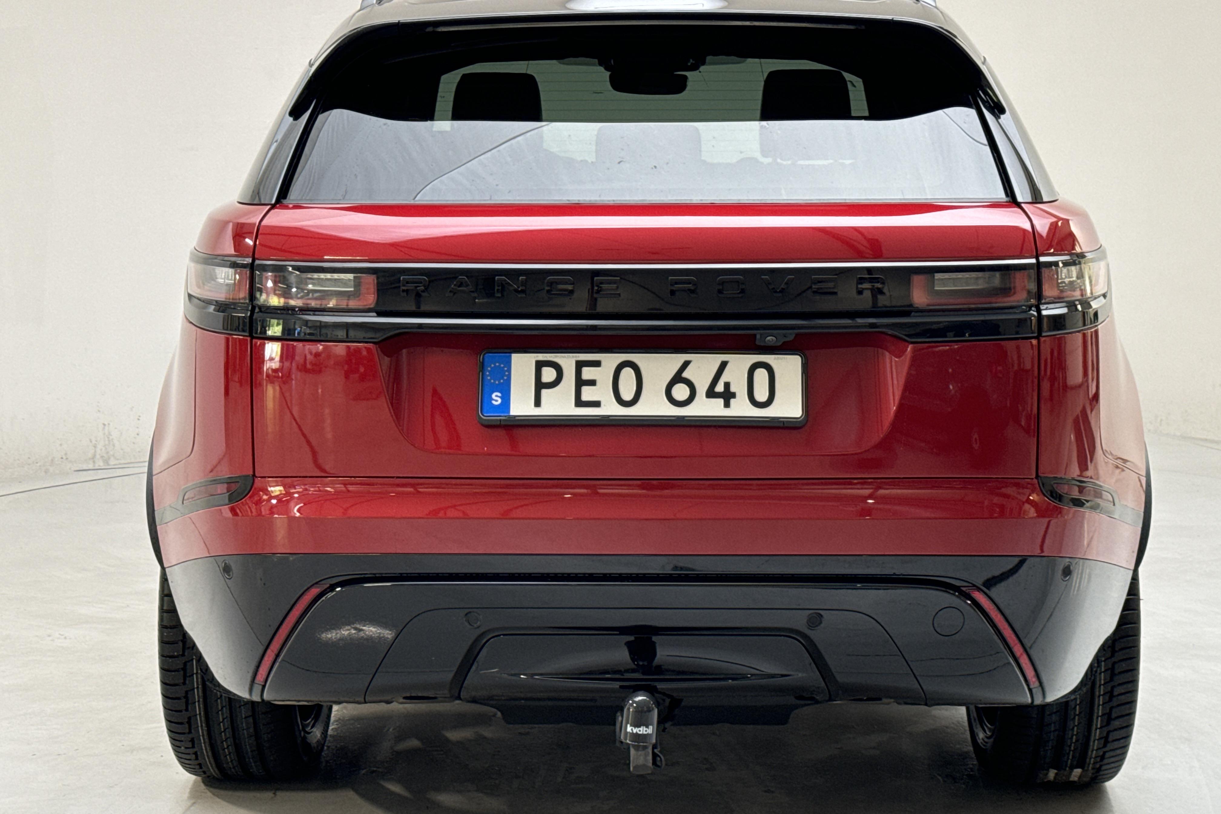 Land Rover Range Rover Velar 3.0 P400 (400hk) - 107 810 km - Automaattinen - punainen - 2022