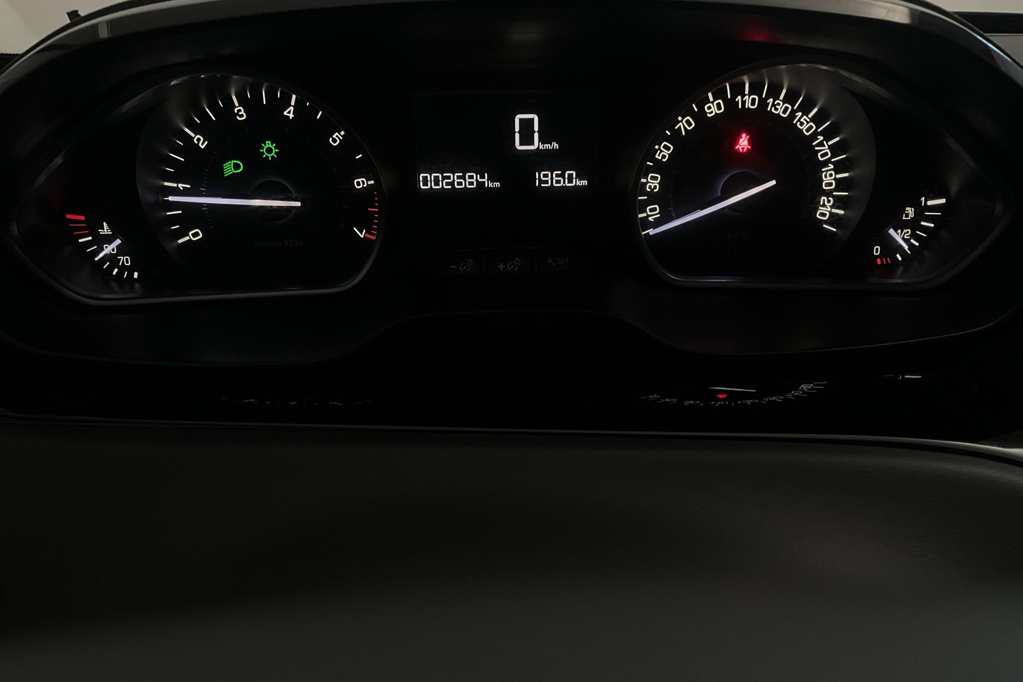 Peugeot 208 PureTech 5dr (82hk) - 2 680 km - Käsitsi - Dark Grey - 2018