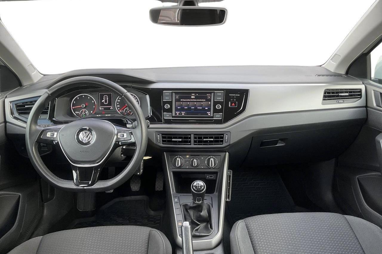 VW Polo 1.0 TGI 5dr (90hk) - 35 720 km - Manual - white - 2018