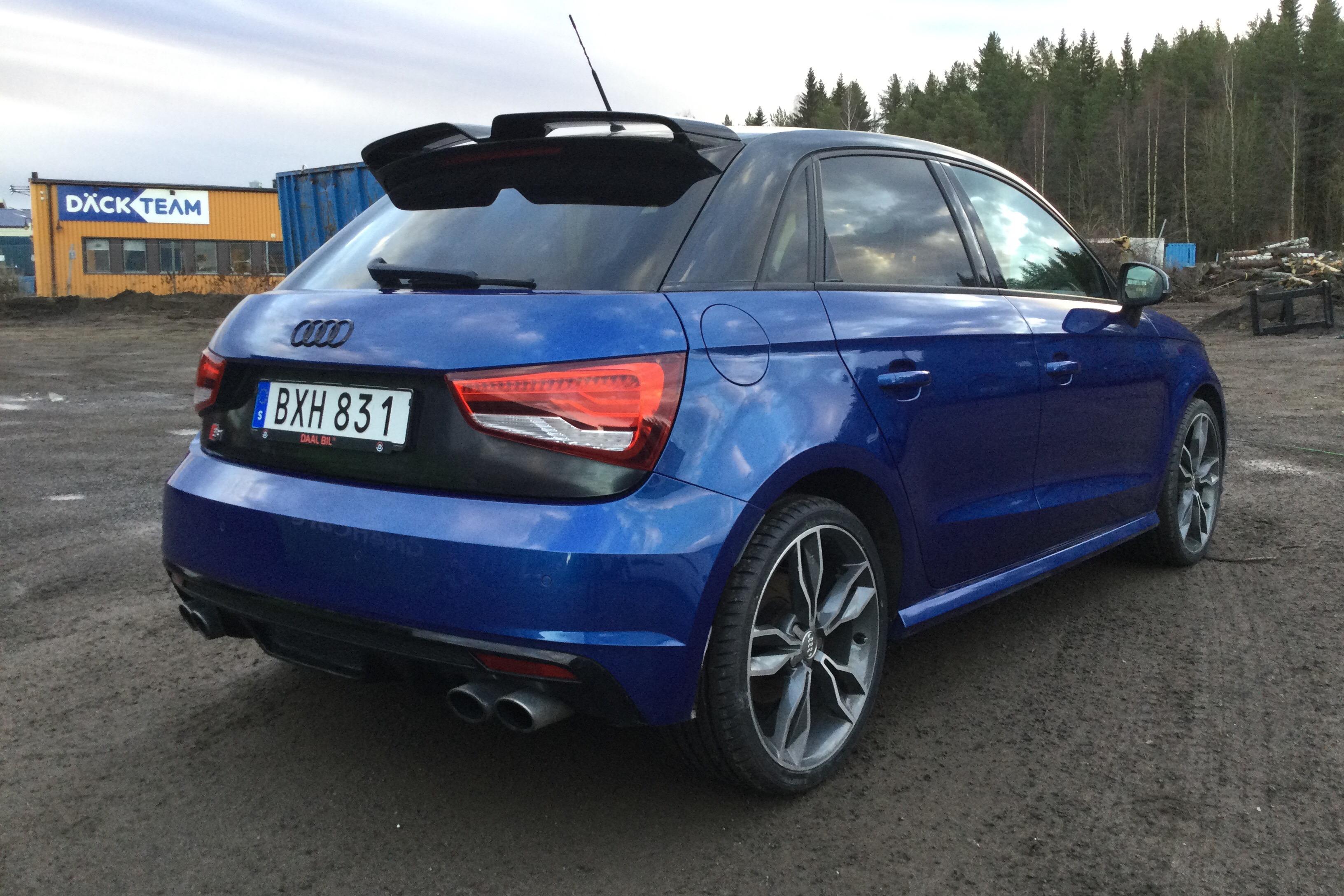 Audi S1 Sportback 2.0 TFSI quattro (231hk) - 73 410 km - Manual - blue - 2015