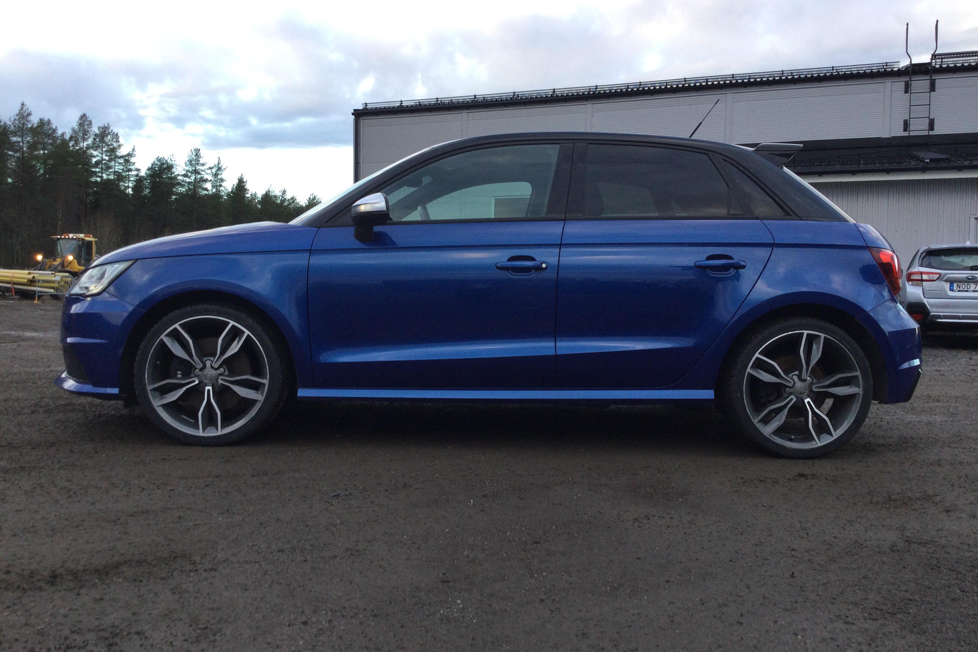 Audi S1 Sportback 2.0 TFSI quattro (231hk) - 73 410 km - Manual - blue - 2015