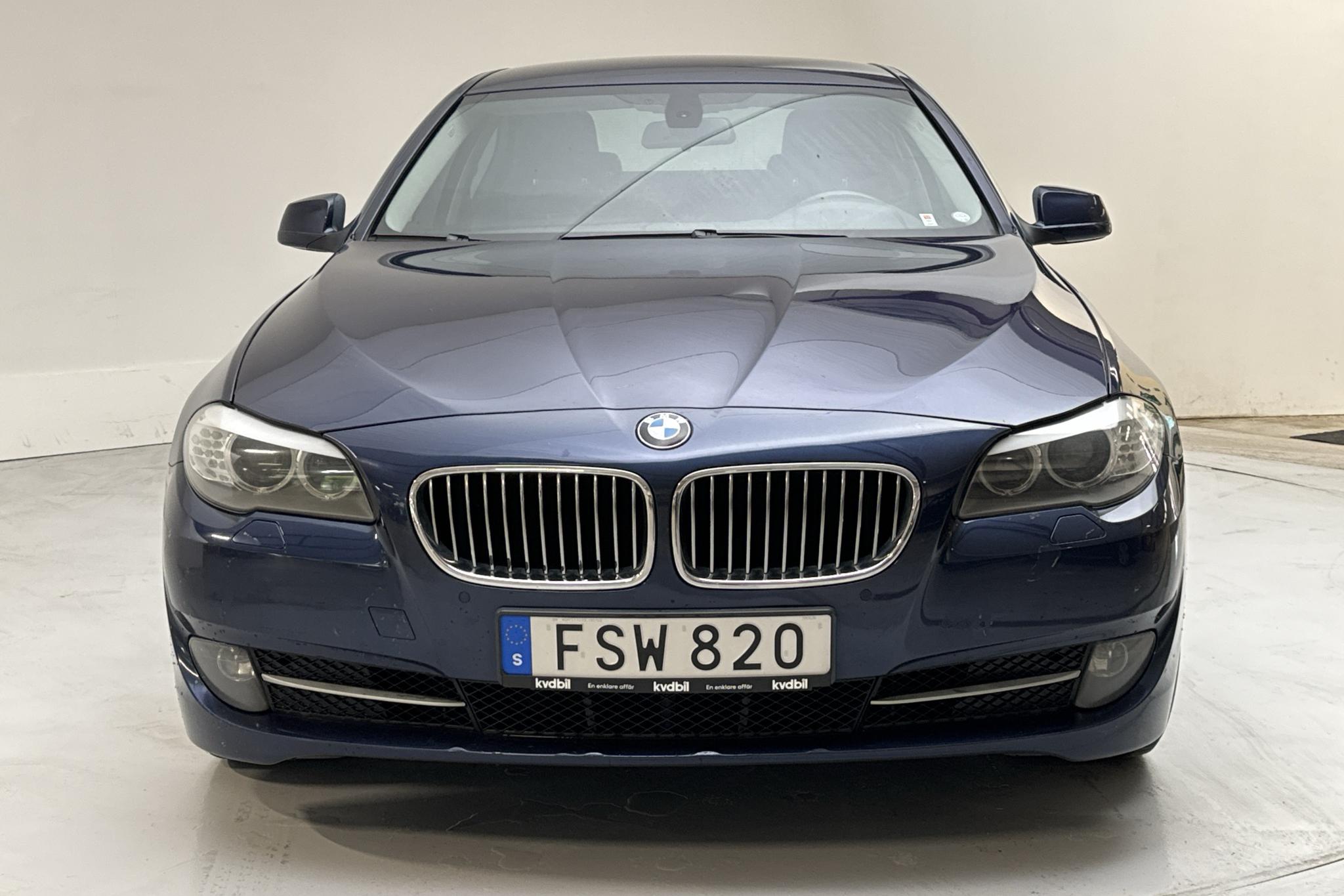 BMW 523i Sedan, F10 (204hk) - 153 270 km - Manual - blue - 2010
