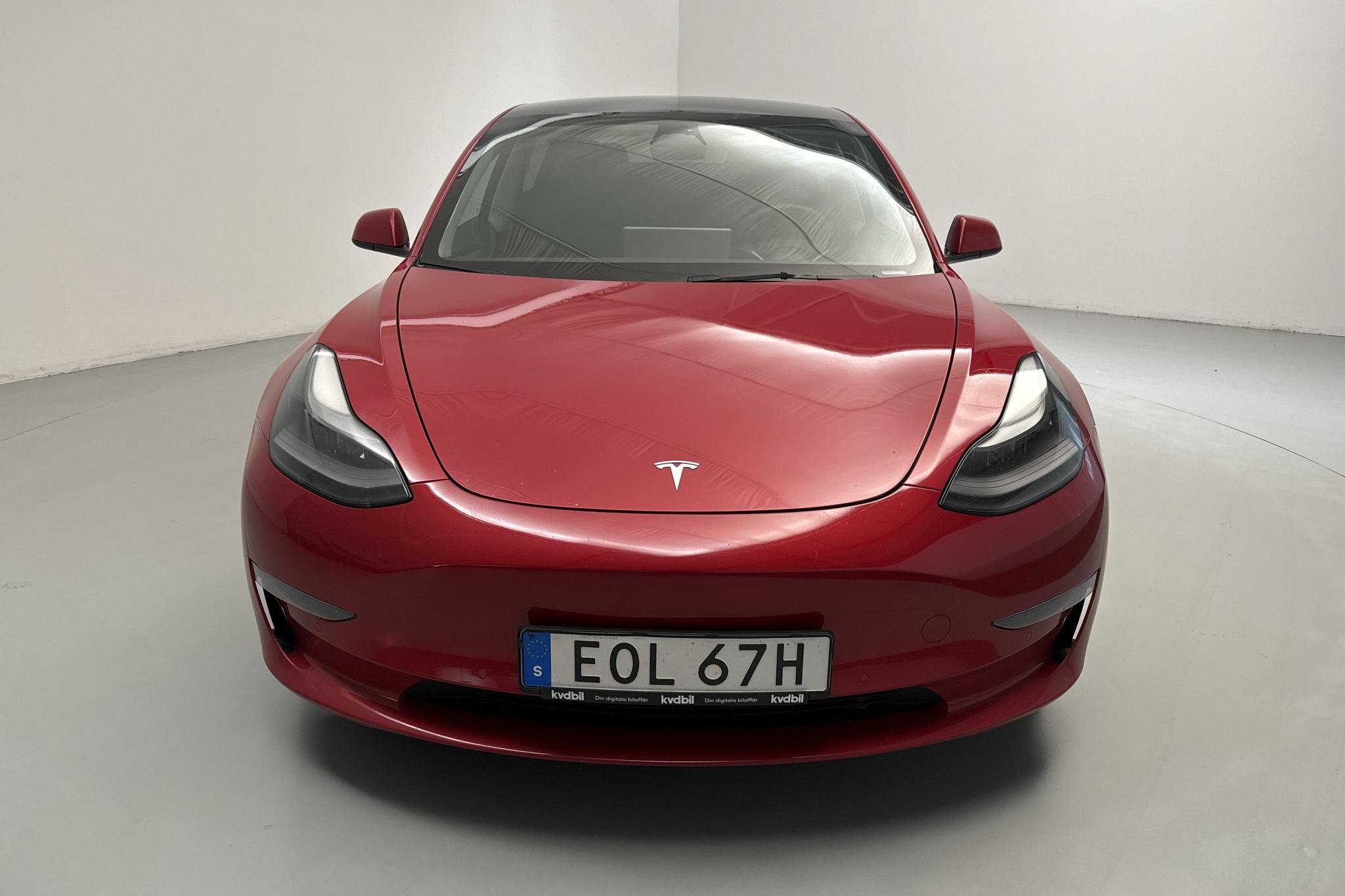 Tesla Model 3 Long Range Dual Motor AWD - 77 510 km - Automatyczna - czerwony - 2021