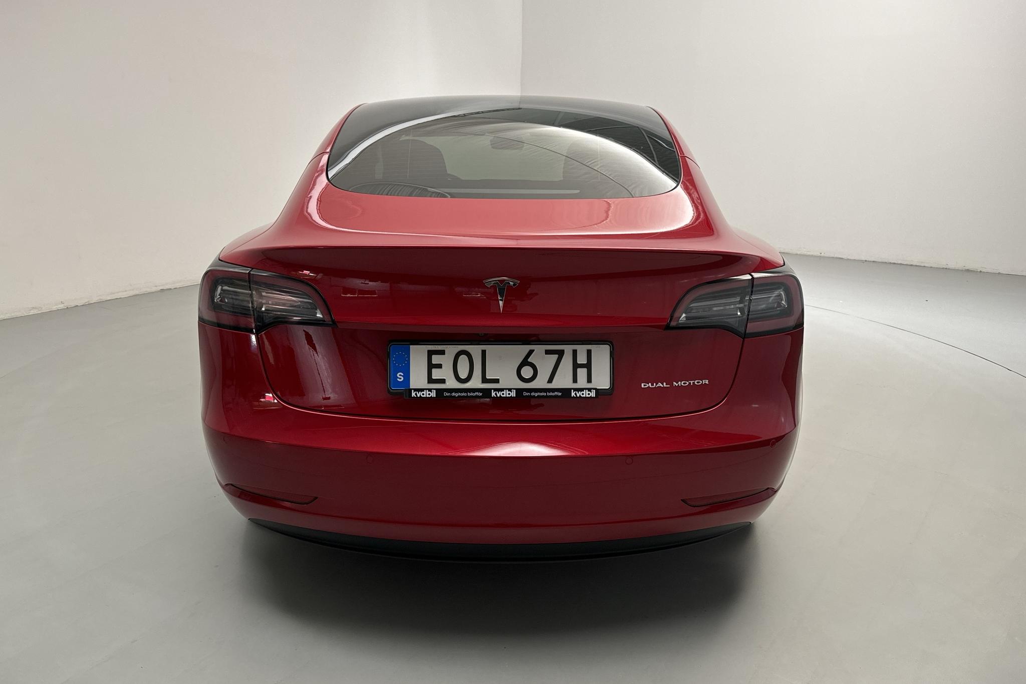 Tesla Model 3 Long Range Dual Motor AWD - 77 510 km - Automatyczna - czerwony - 2021