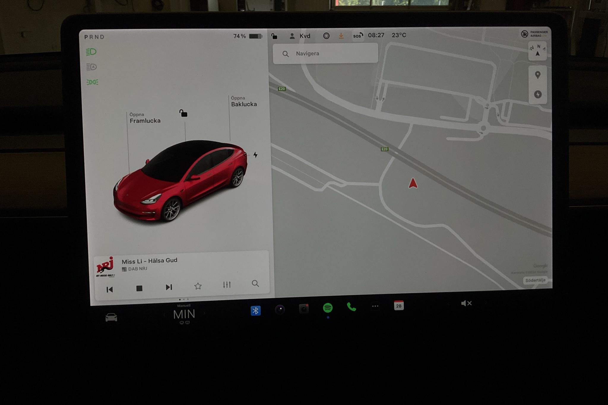 Tesla Model 3 Long Range Dual Motor AWD - 7 751 mil - Automat - röd - 2021