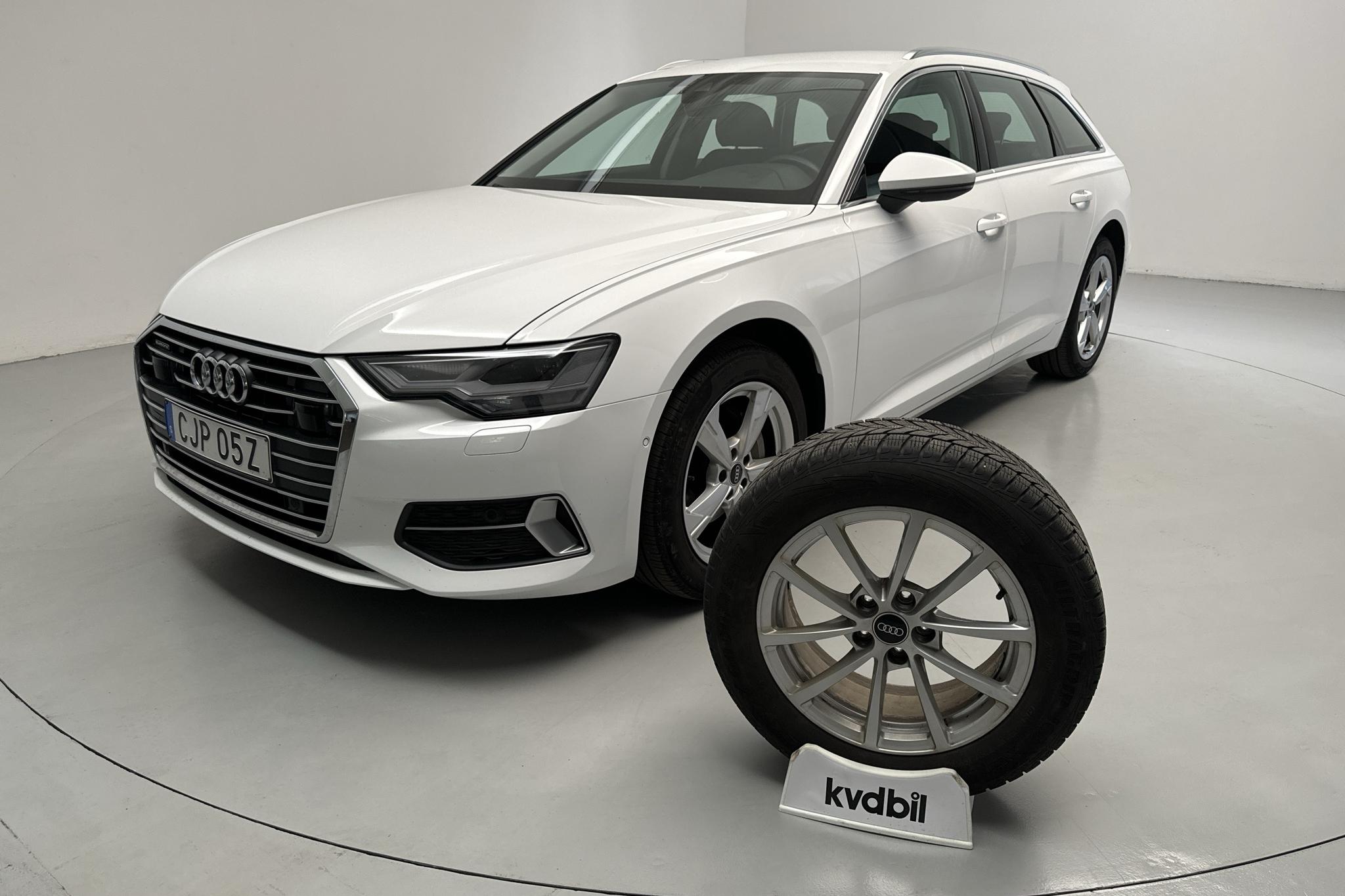 Audi A6 Avant 40 TDI (204hk) - 77 170 km - Automatyczna - biały - 2022