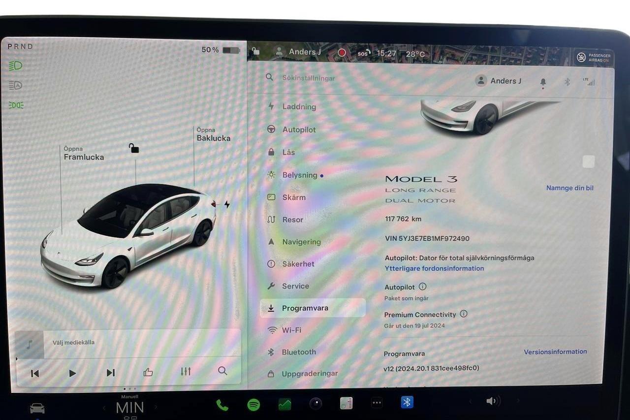 Tesla Model 3 Long Range Dual Motor AWD - 117 770 km - Automaatne - valge - 2021