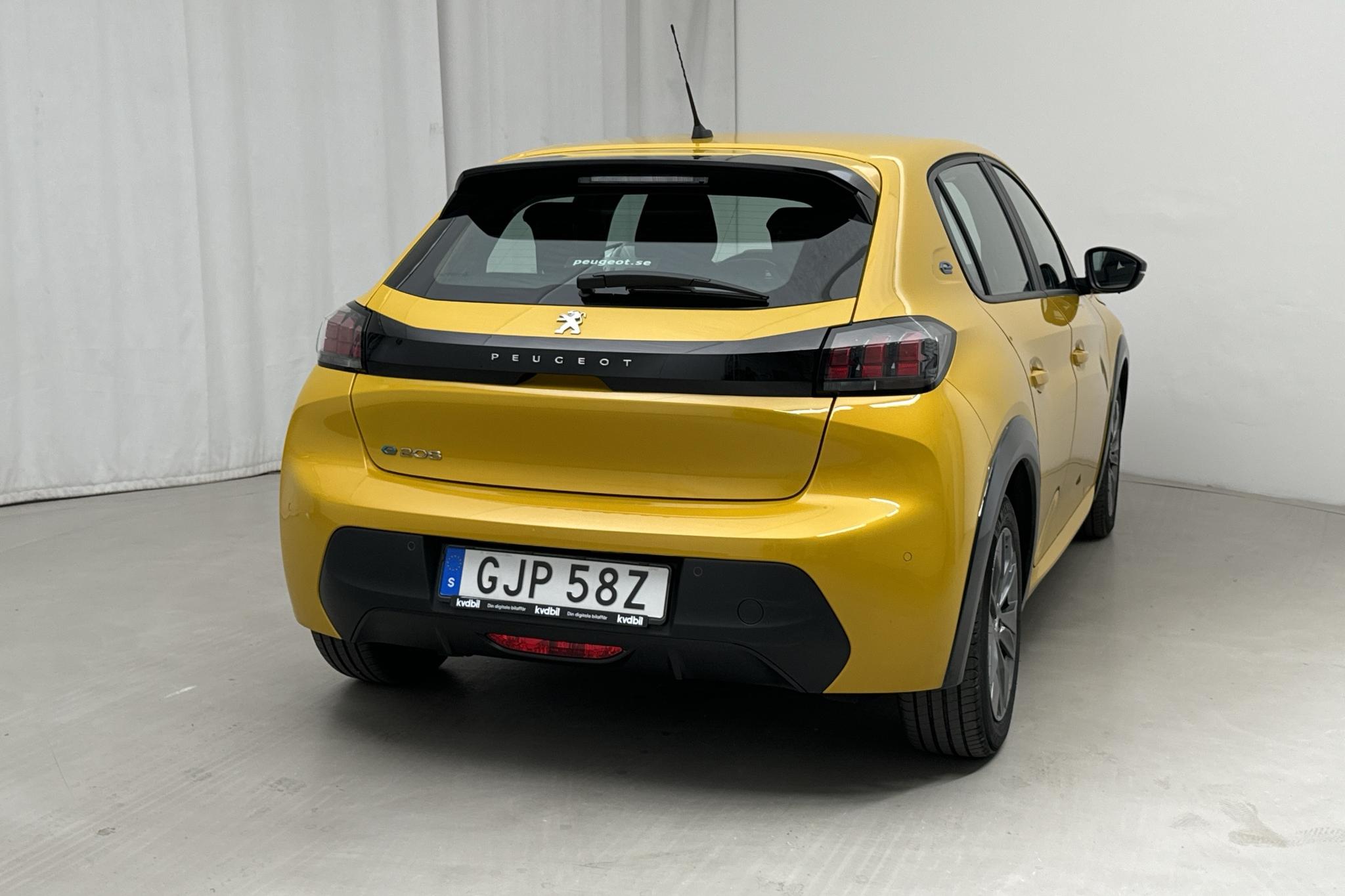 Peugeot e-208 50 kWh 5dr (136hk) - 29 500 km - Automatic - yellow - 2022