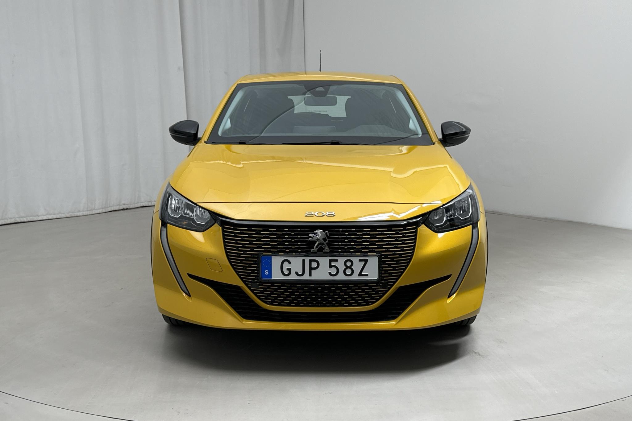 Peugeot e-208 50 kWh 5dr (136hk) - 29 500 km - Automatic - yellow - 2022