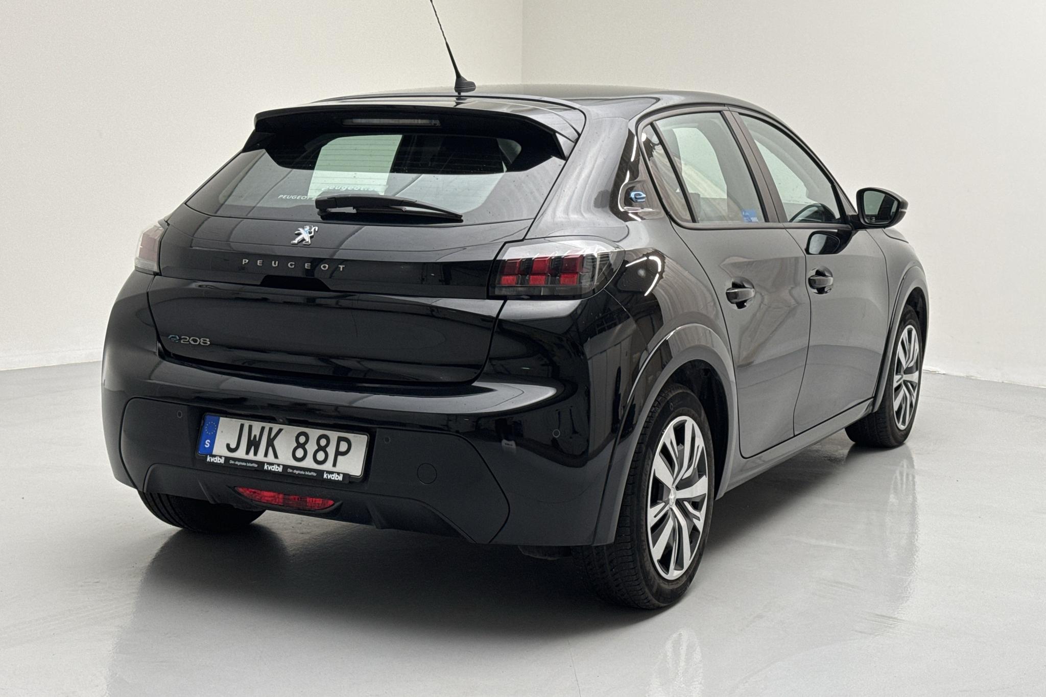 Peugeot e-208 50 kWh 5dr (136hk) - 30 570 km - Automatyczna - czarny - 2020