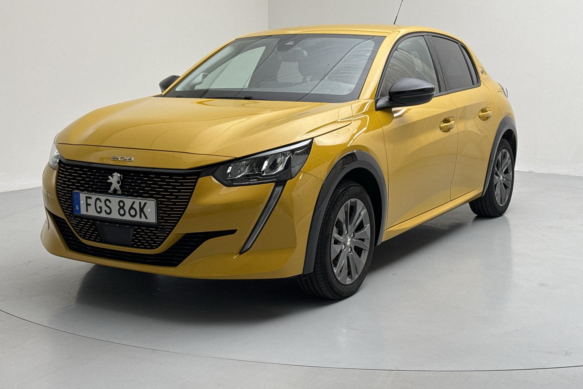 Peugeot e-208 50 kWh 5dr (136hk) - 17 080 km - Automatic - yellow - 2022