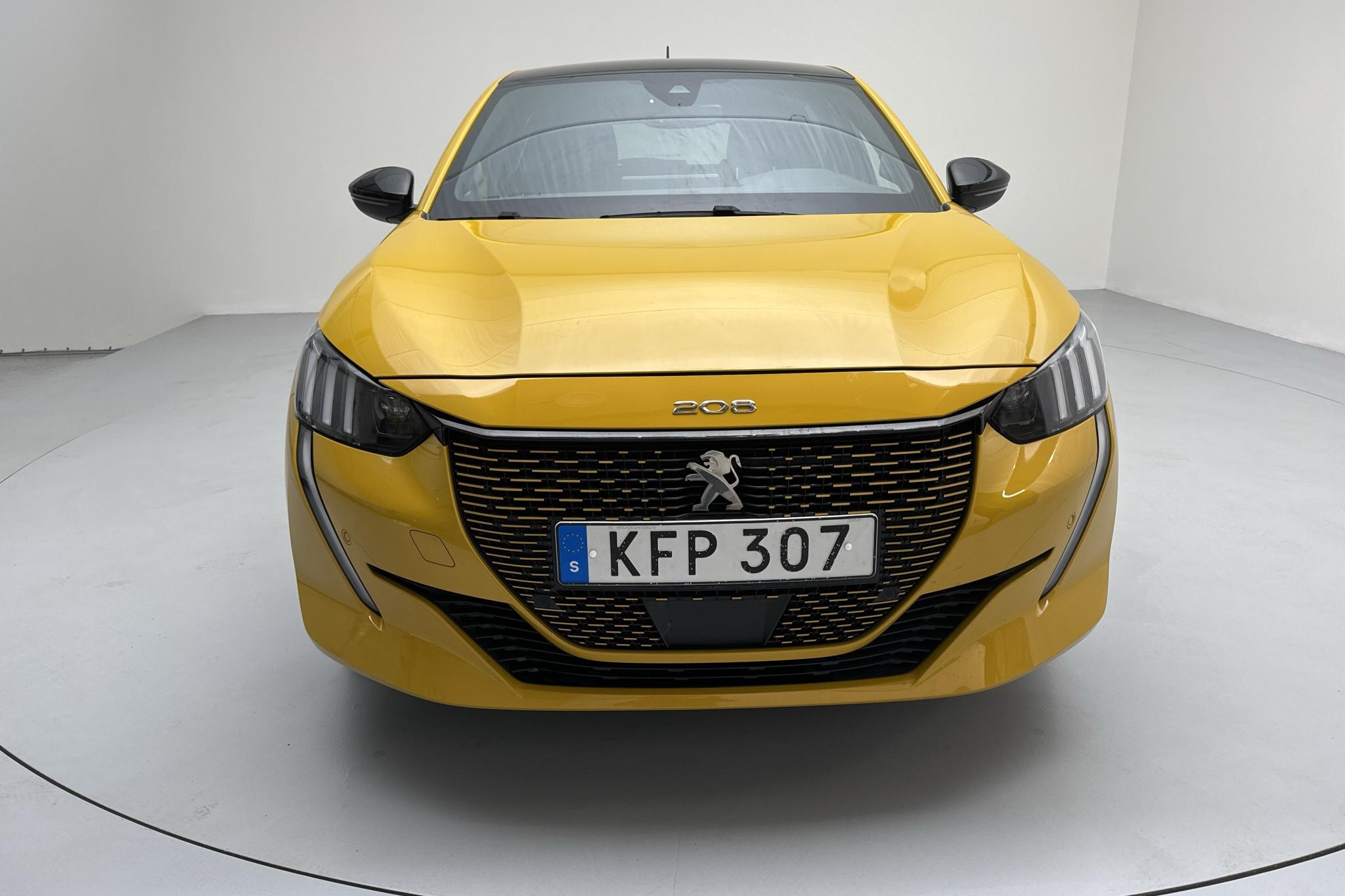 Peugeot e-208 50 kWh 5dr (136hk) - 26 950 km - Automatic - yellow - 2022