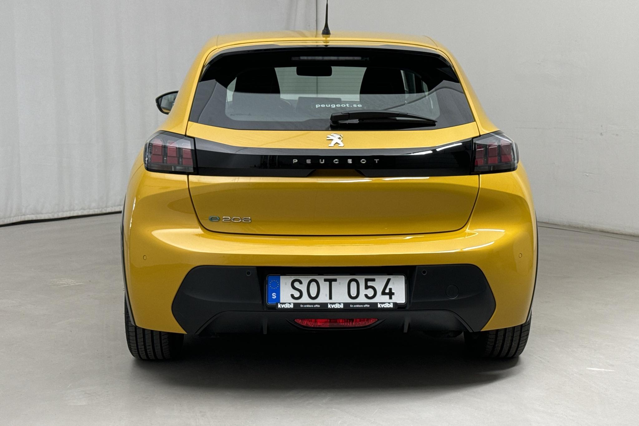 Peugeot e-208 50 kWh 5dr (136hk) - 10 340 km - Automatic - yellow - 2022