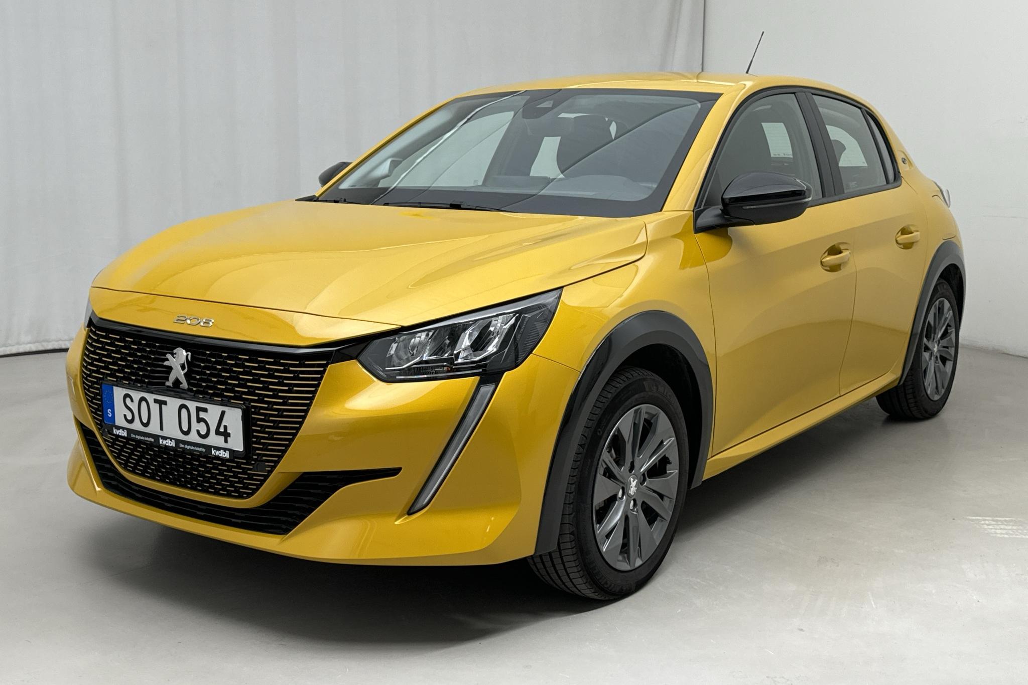 Peugeot e-208 50 kWh 5dr (136hk) - 10 340 km - Automatic - yellow - 2022