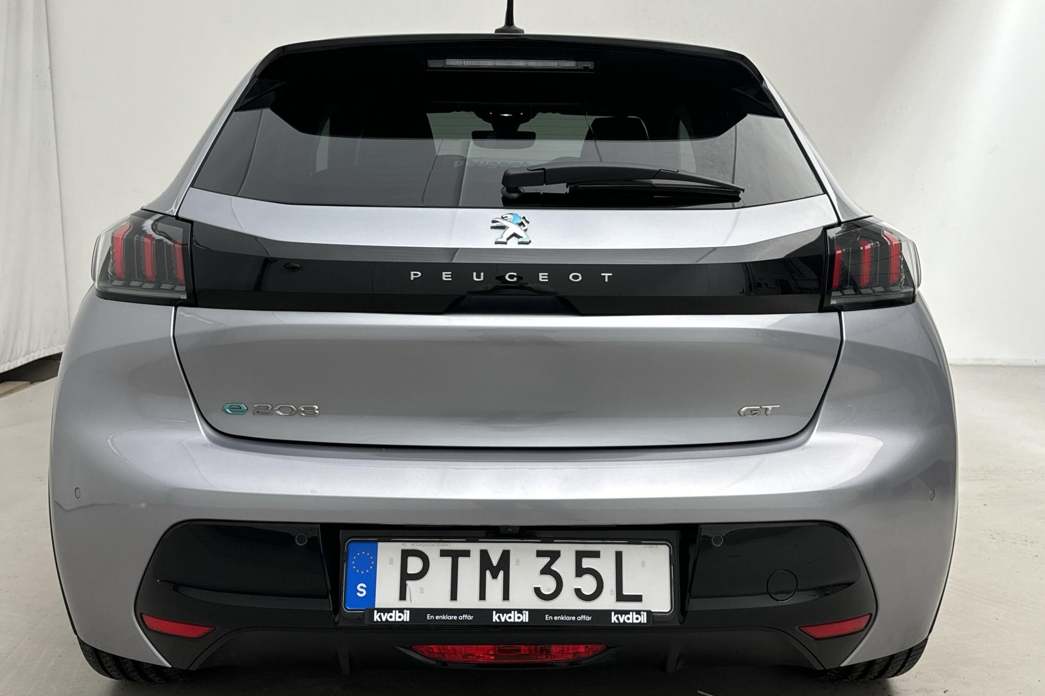 Peugeot e-208 50 kWh 5dr (136hk) - 1 881 mil - Automat - grå - 2021