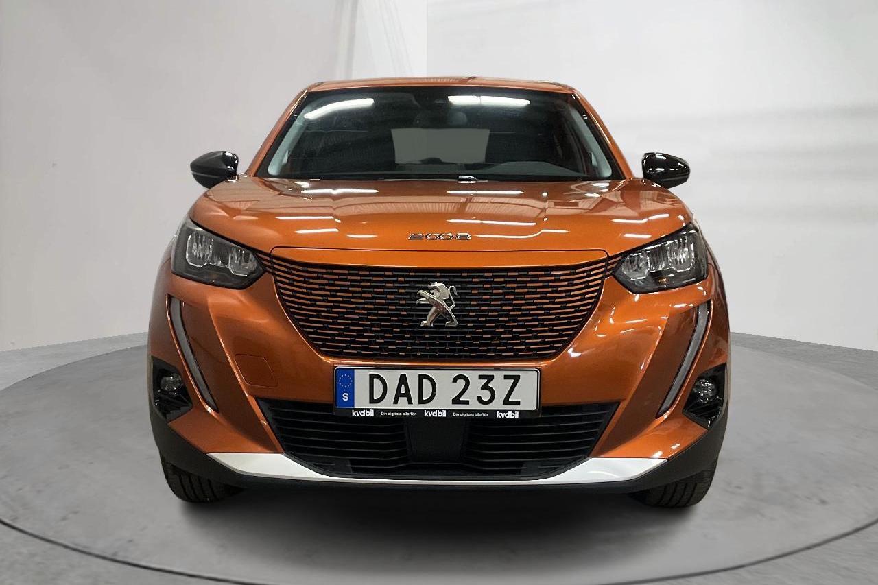 Peugeot e-2008 50 kWh (136hk) - 28 430 km - Automaatne - oranž - 2022