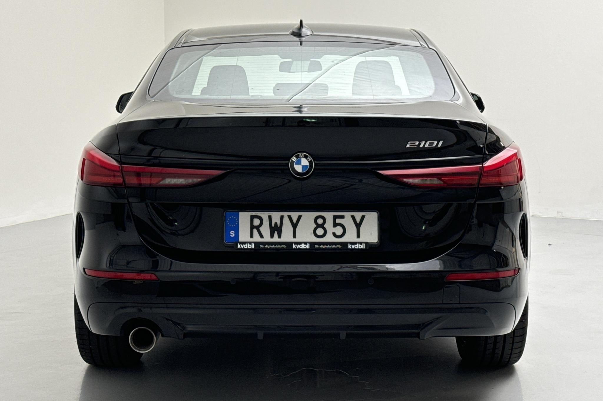 BMW 218i Gran Coupé, F44 (136hk) - 24 870 km - Automaatne - must - 2022