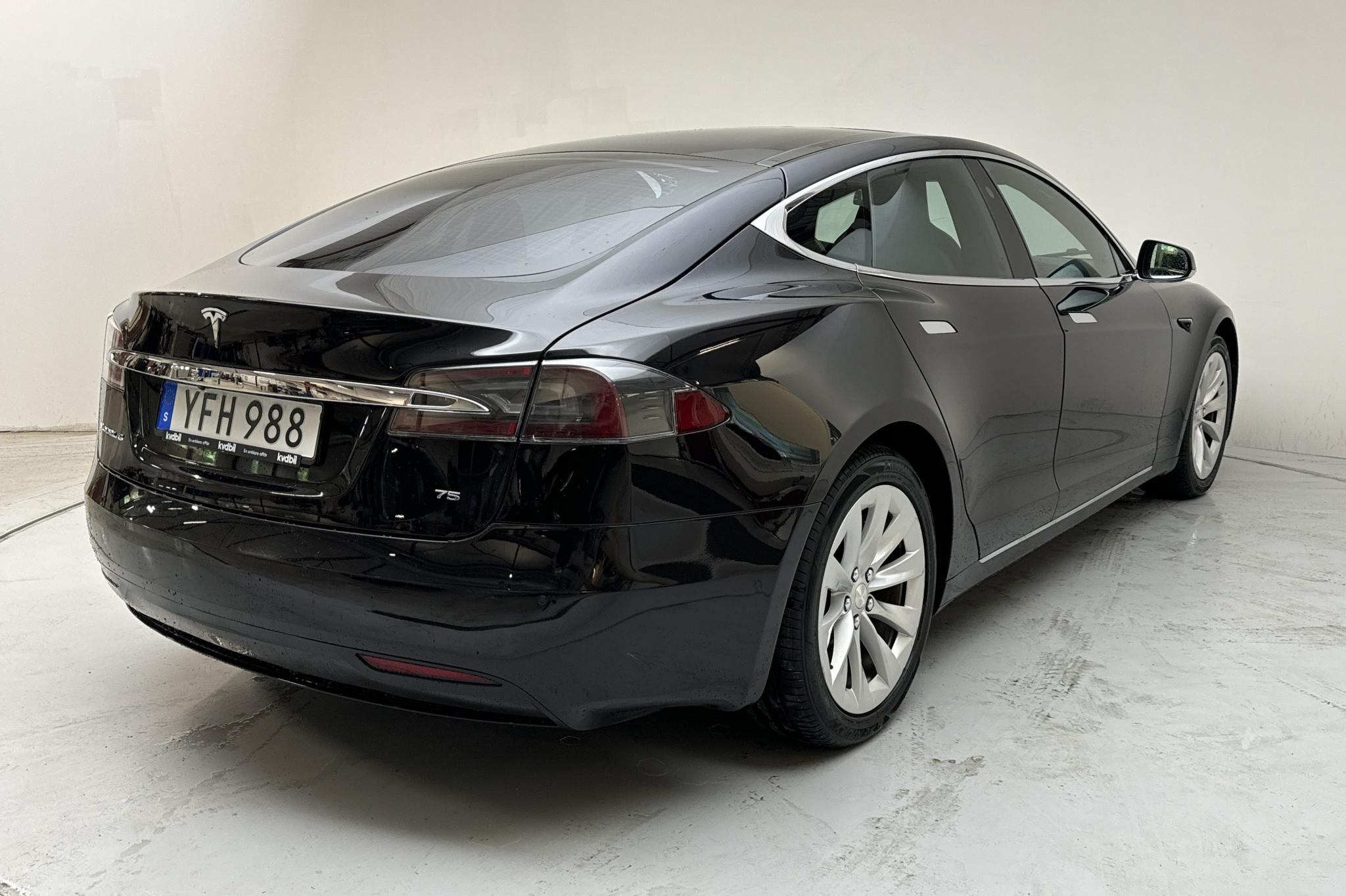 Tesla Model S 75 (388hk) - 134 940 km - Automatyczna - czarny - 2016