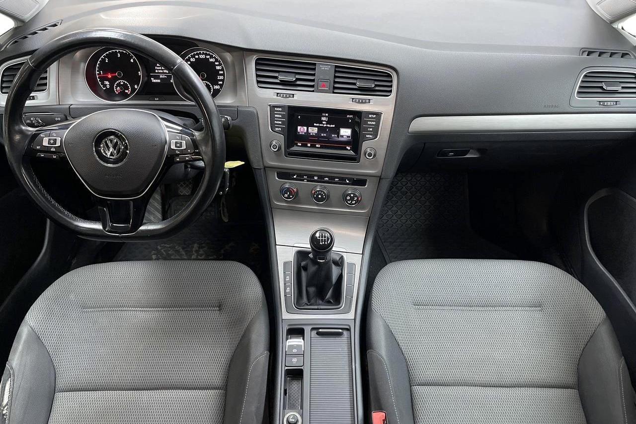 VW Golf VII 1.6 TDI BlueMotion Technology Sportscombi 4Motion (105hk) - 146 910 km - Manualna - biały - 2014