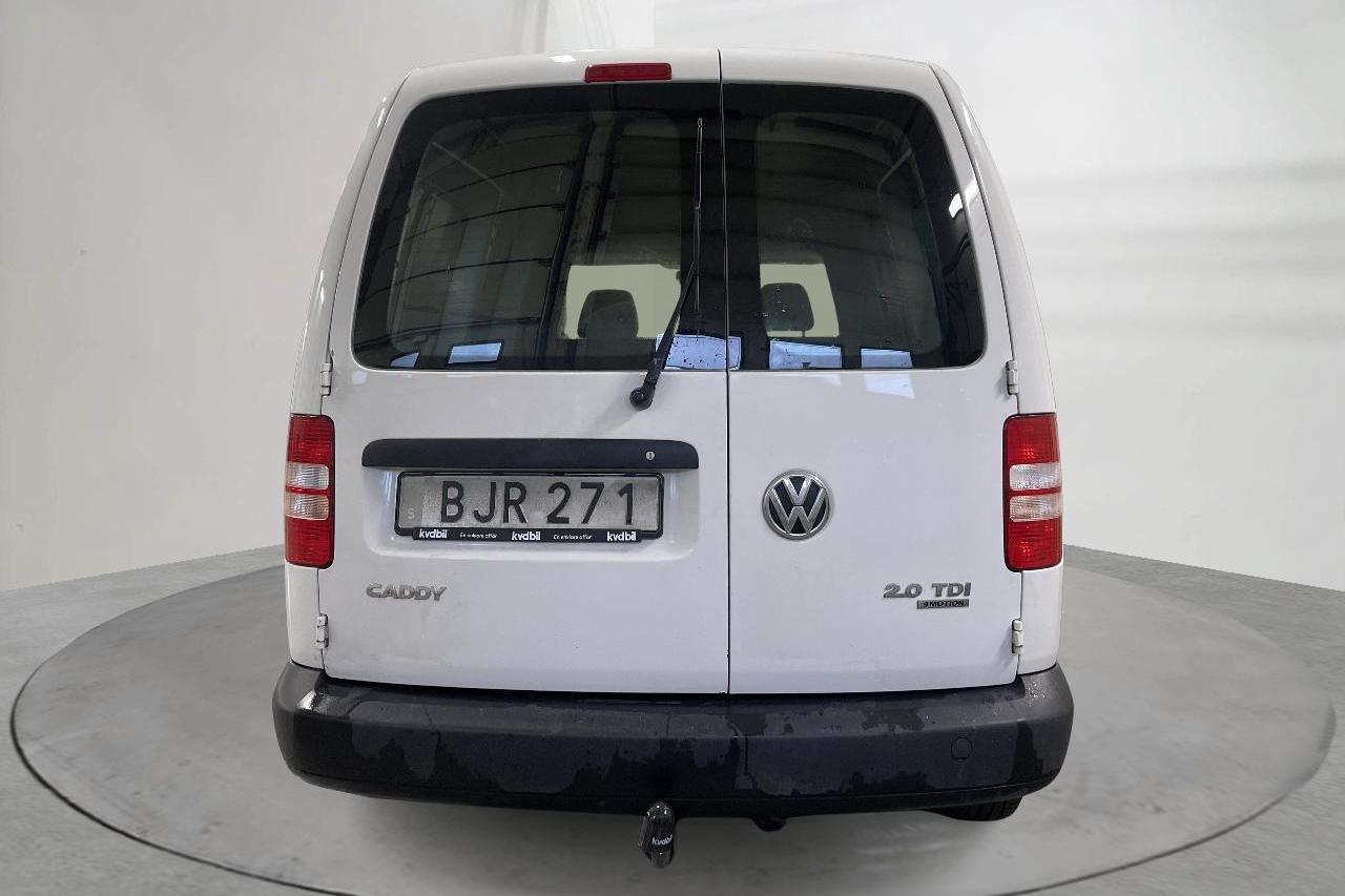 VW Caddy 2.0 TDI Maxi Skåp 4-motion (110hk) - 129 460 km - Manuaalinen - valkoinen - 2014