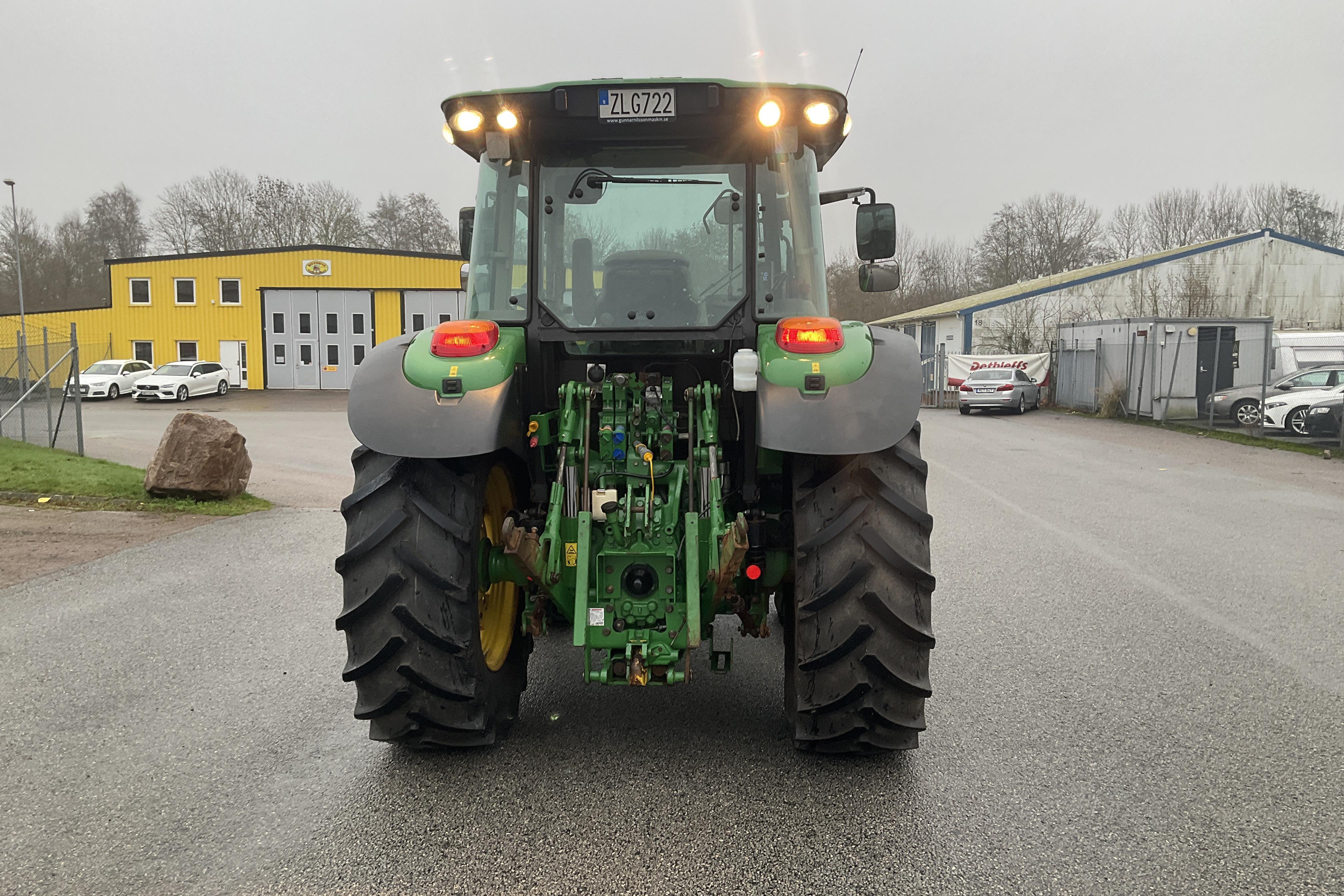 John Deere 5100R JD 543R Lastare -  - grön - 2018