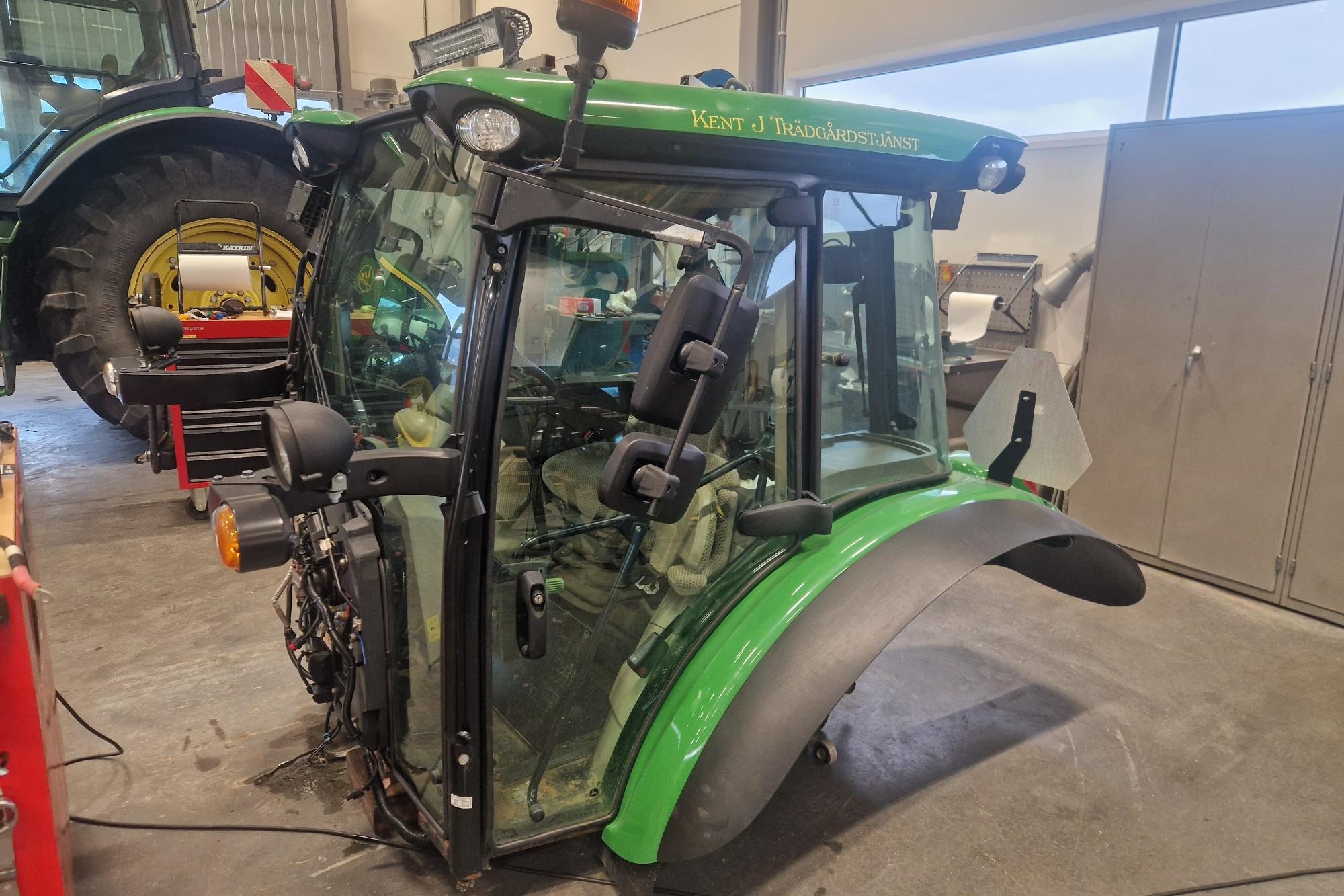 John Deere 5100R JD 543R Lastare -  - grön - 2018