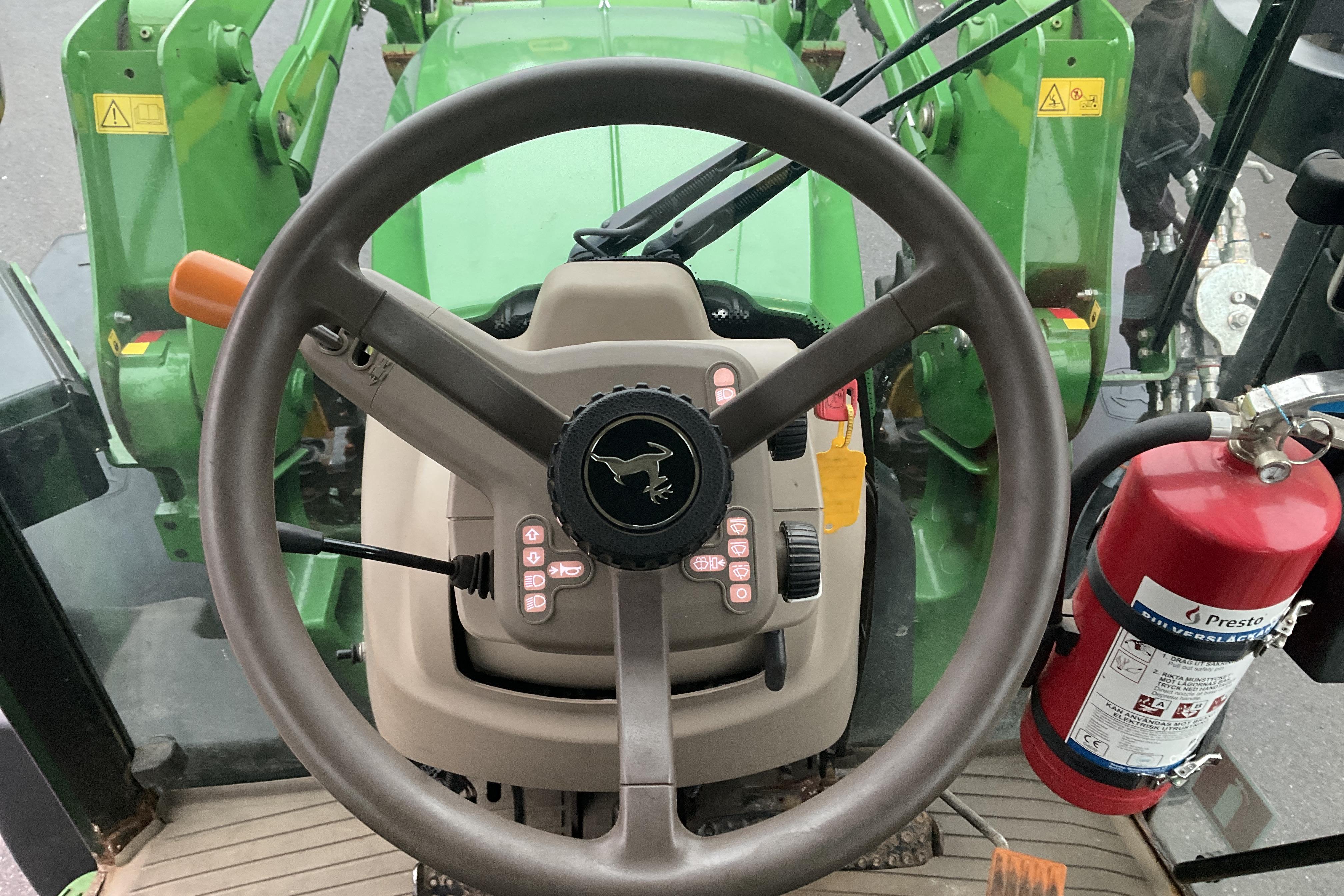 John Deere 5100R JD 543R Lastare -  - grön - 2018