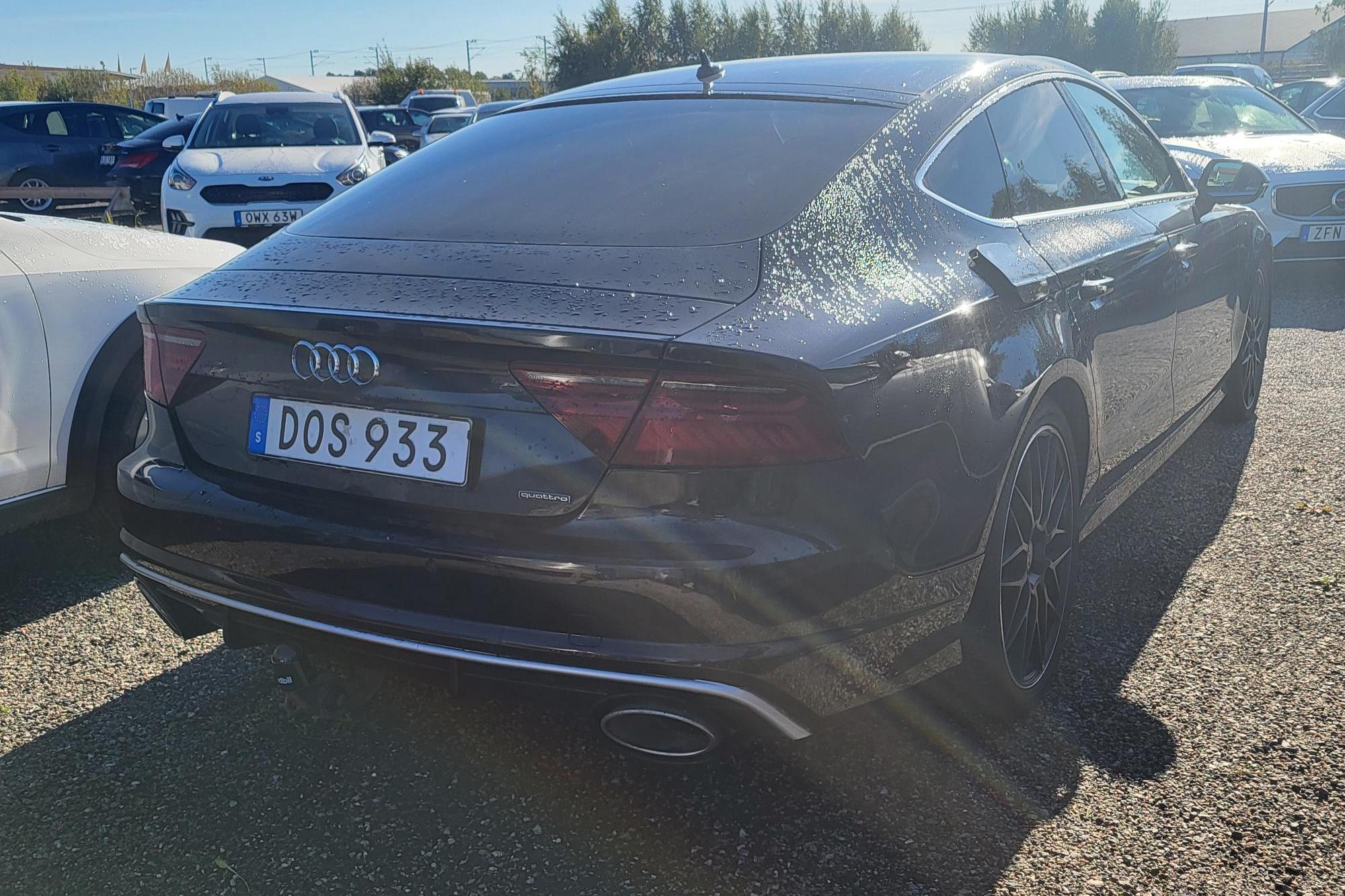 Audi A7 3.0 TDI Sportback quattro (272hk) - 210 180 km - Automaatne - sinine - 2015