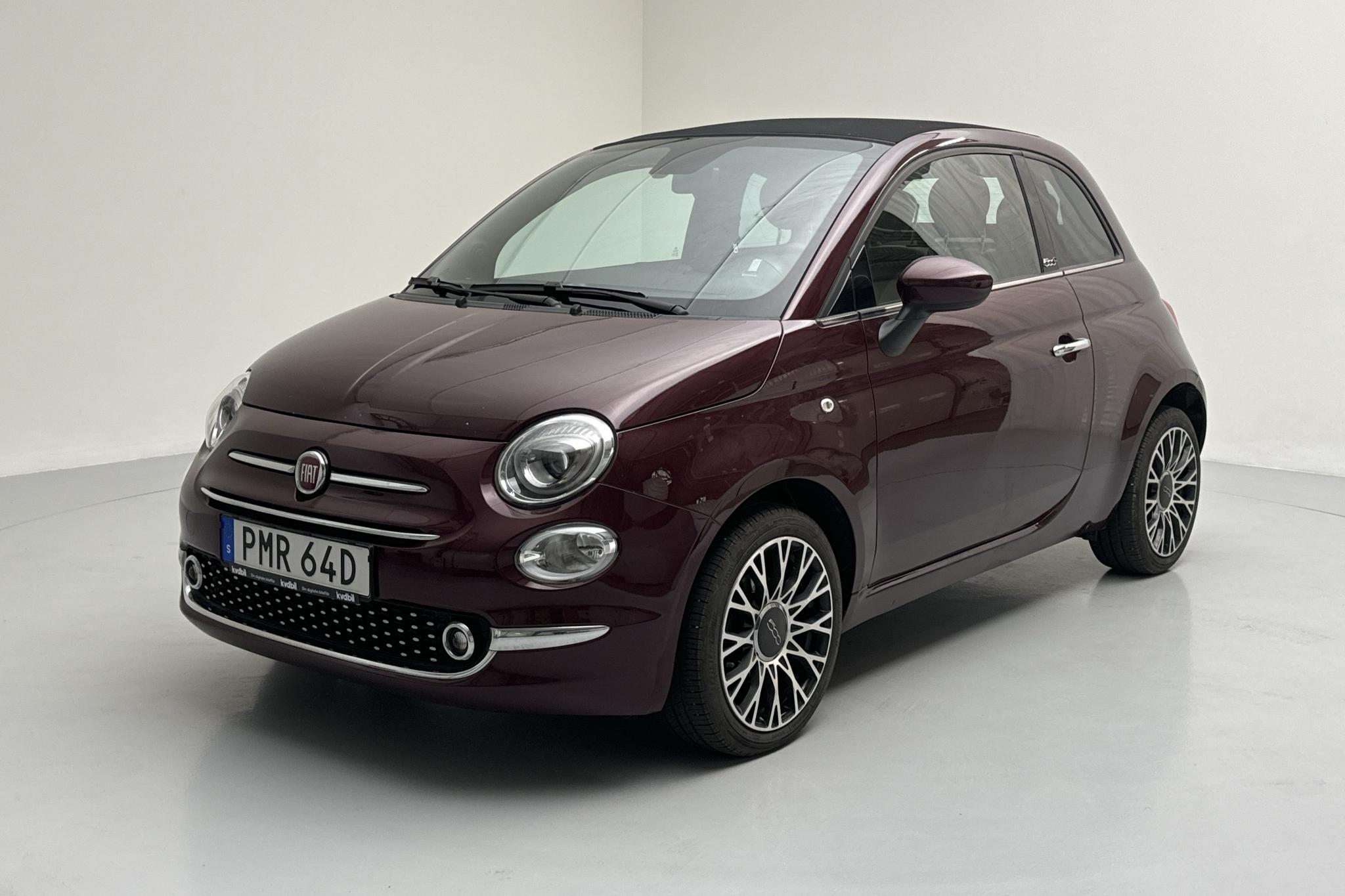 Fiat 500 BSG (70hk) - 45 770 km - Manual - red - 2021